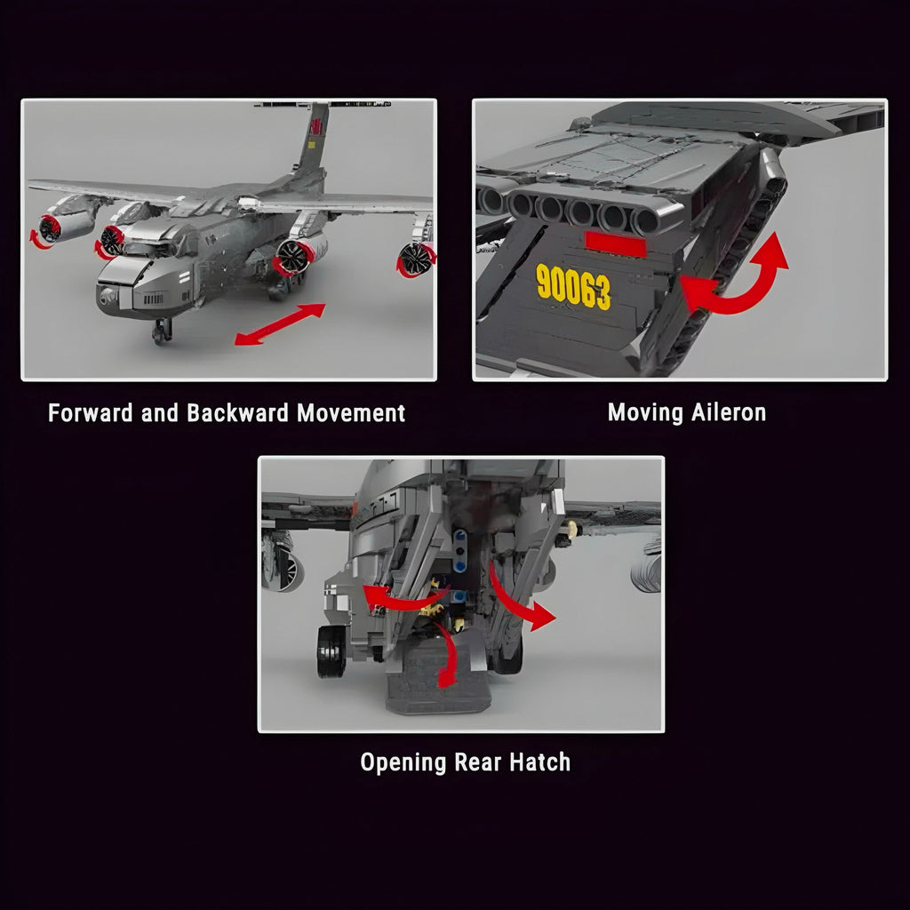 Y-20 Large Military Aircraft - 2202pcs