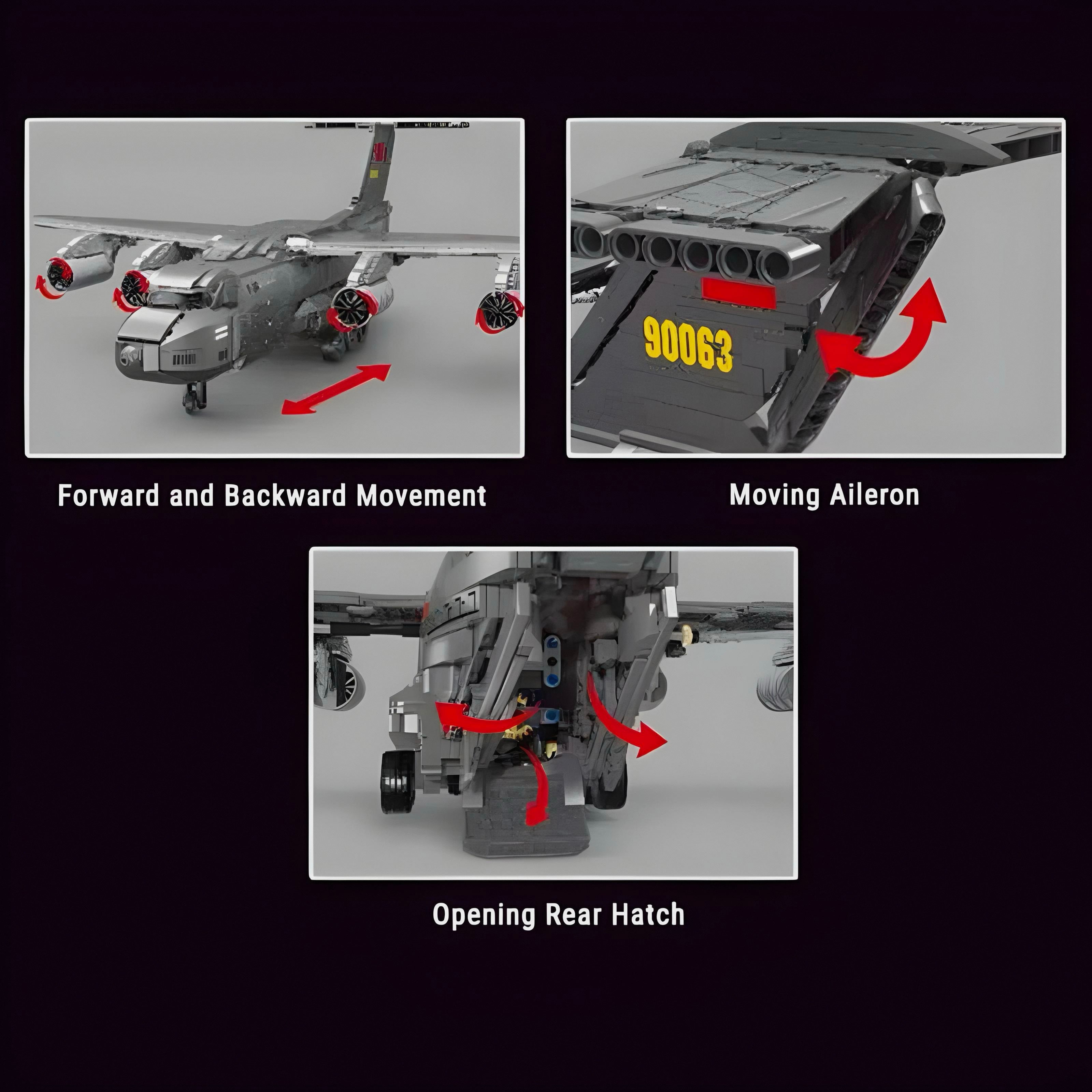 Y-20 Large Military Aircraft - 2202pcs