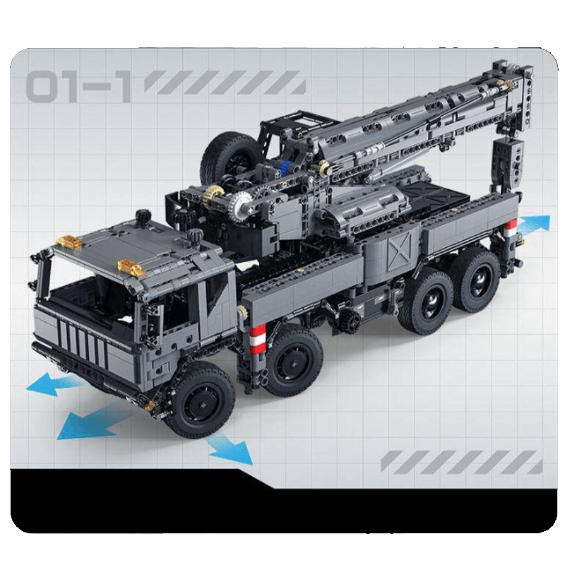 Remote Controlled Military Crane Truck 2686PCS