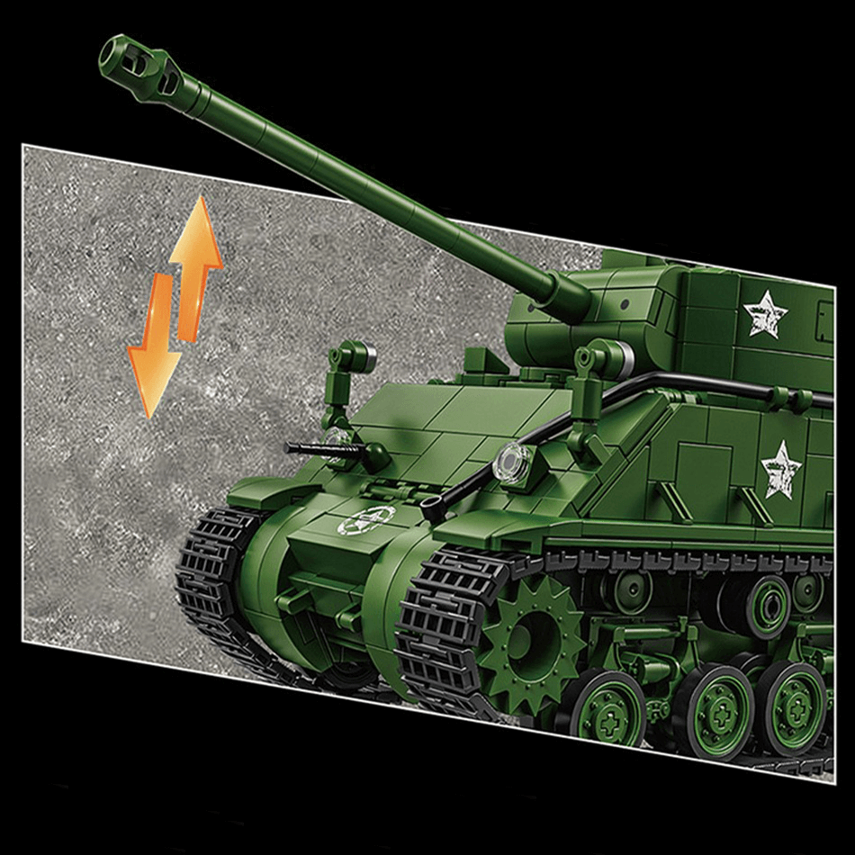 M4 Sherman Tank 1681pcs