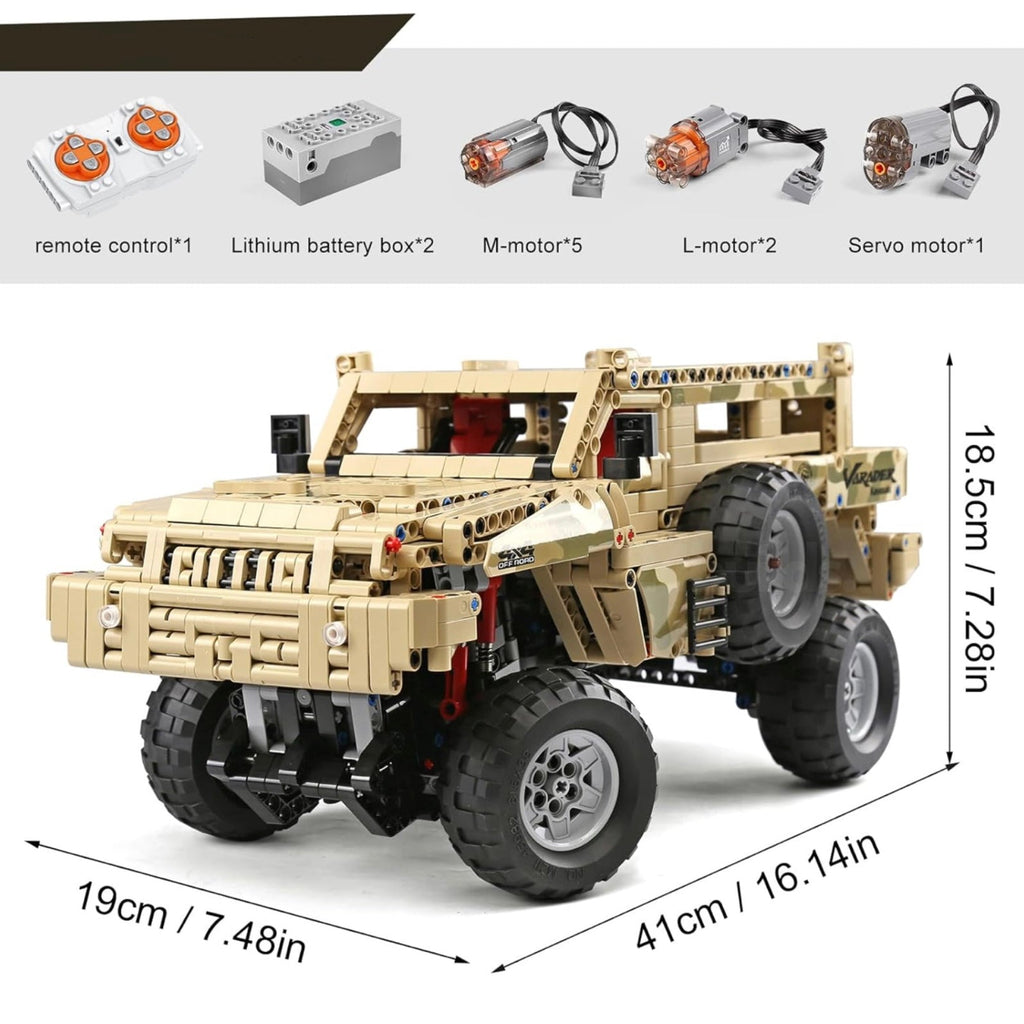 Remote Controlled Military 4x4  2032pcs