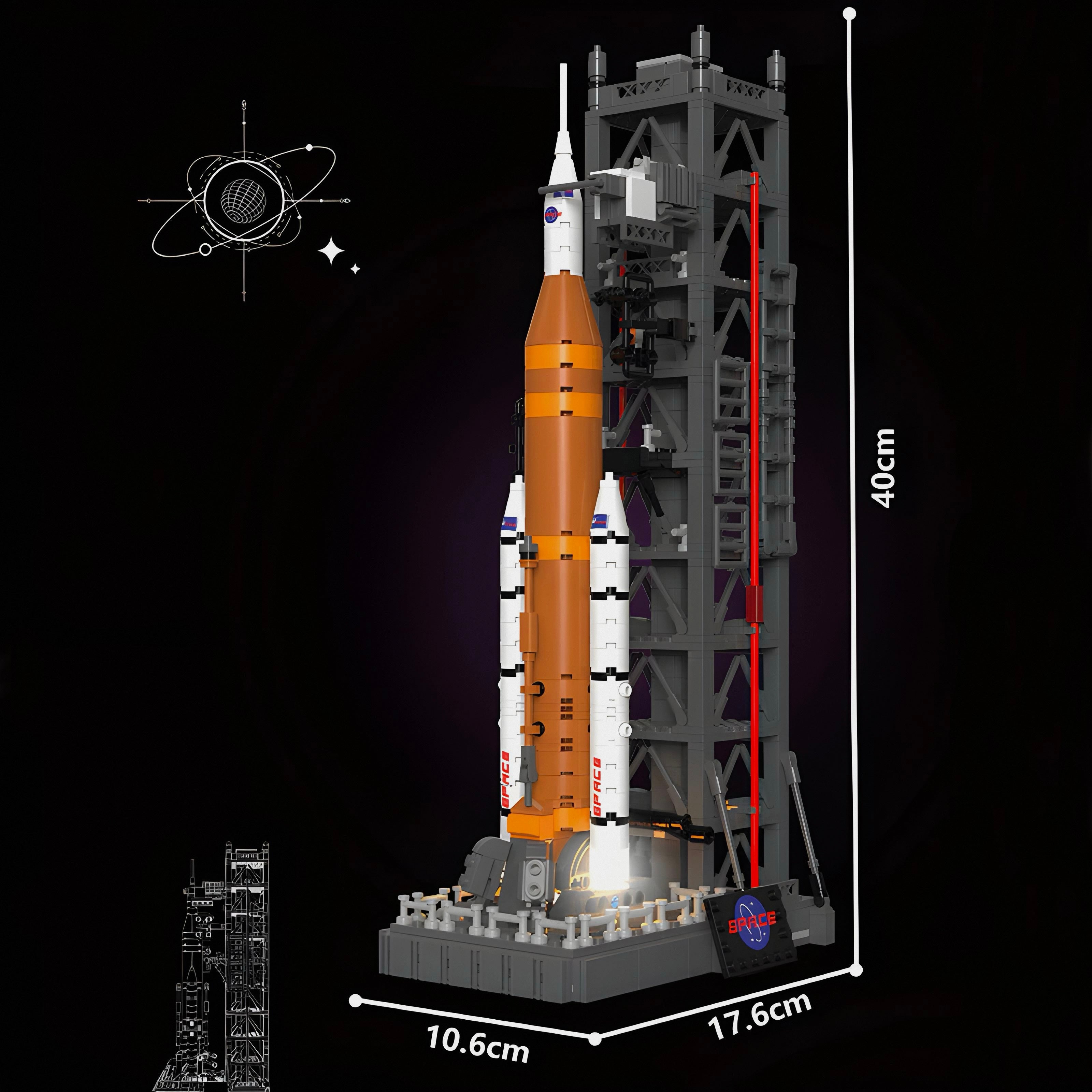 Moon Landing: SLS Space Launch System
