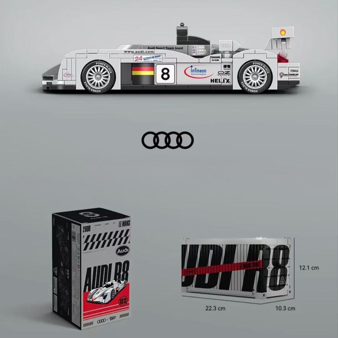 1: 24 AUDI CHAMPION R8 with Container Display Case (385 PCS)