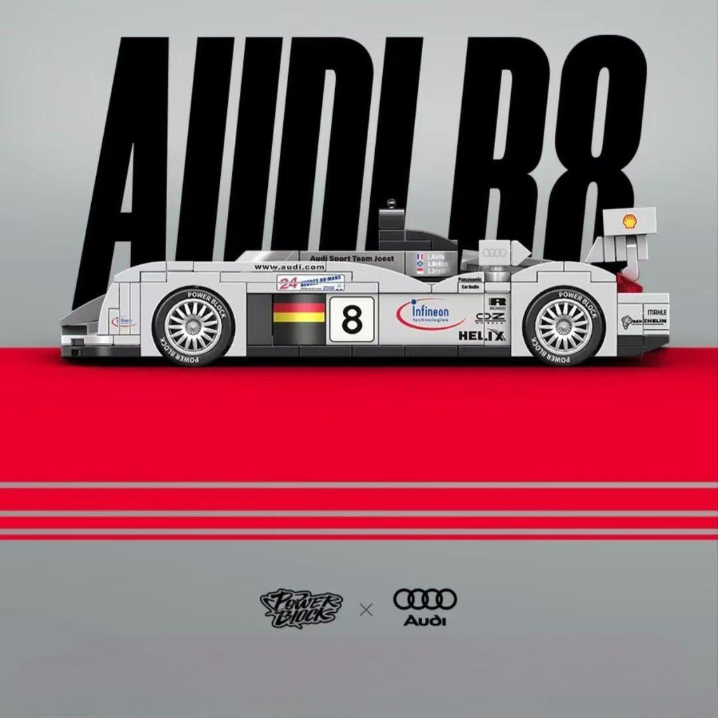 1: 24 AUDI CHAMPION R8 with Container Display Case (385 PCS)