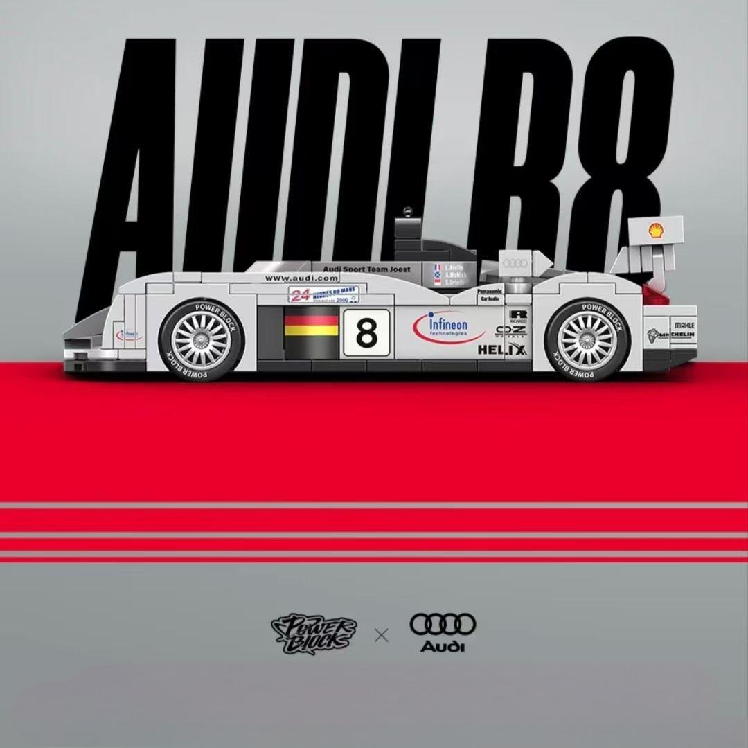 1: 24 AUDI CHAMPION R8 with Container Display Case (385 PCS)