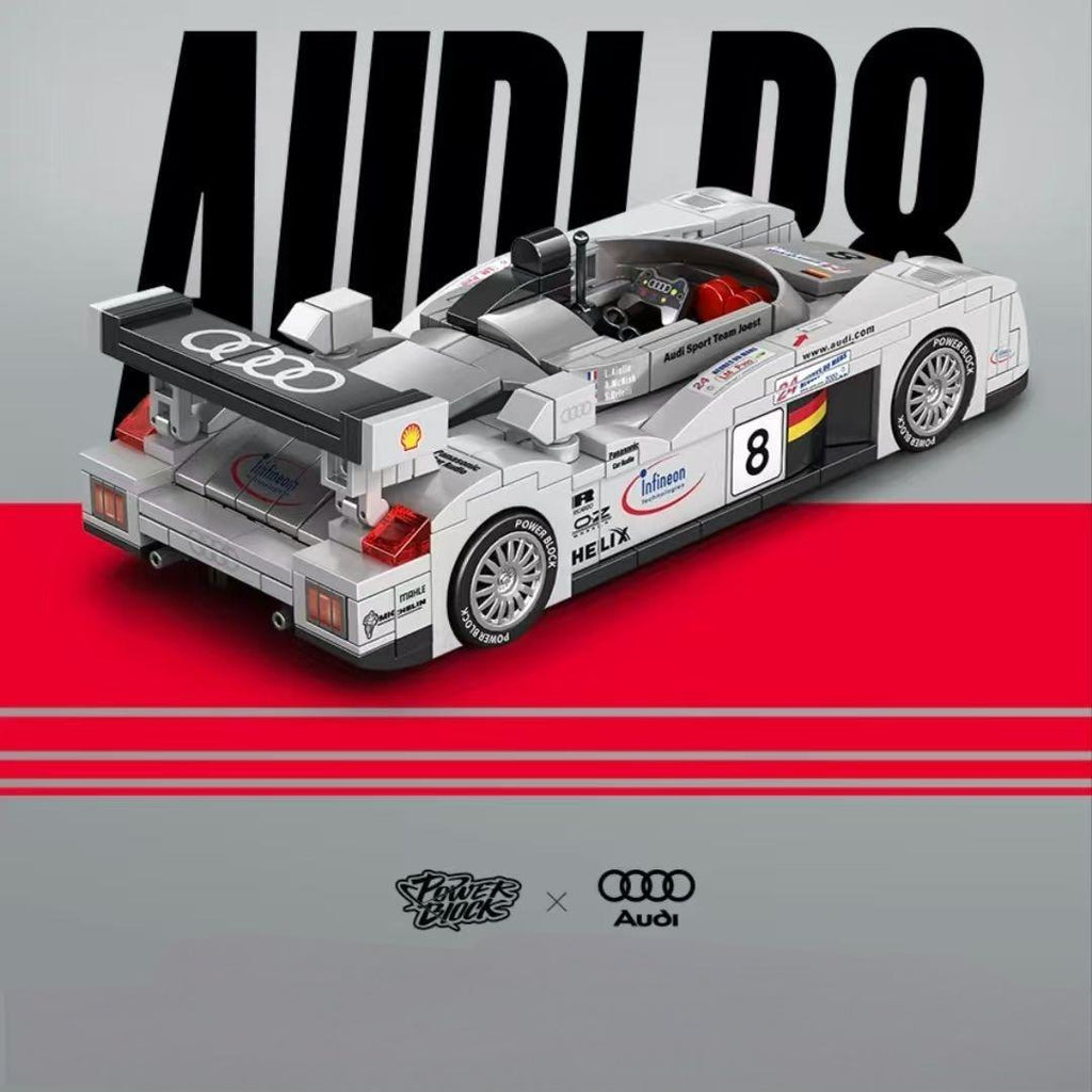 1: 24 AUDI CHAMPION R8 with Container Display Case (385 PCS)