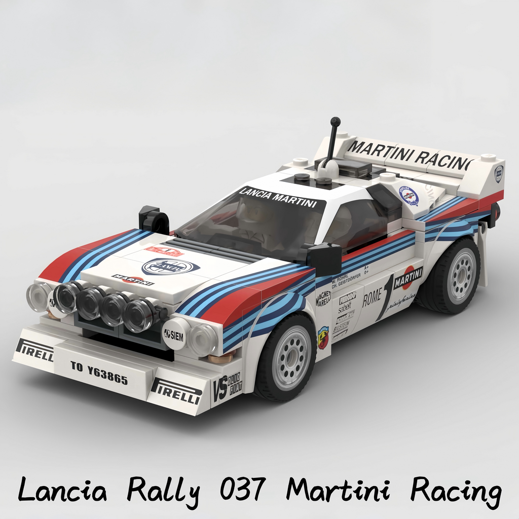 Lancia Rally 037 Martini Racing | Includes a complete set of stickers - 244PCS (MOC-130287)