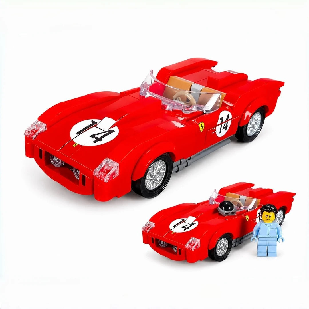 Red Hypercar 250 | Classic 1958 Legendary Racing Car | 291PCS