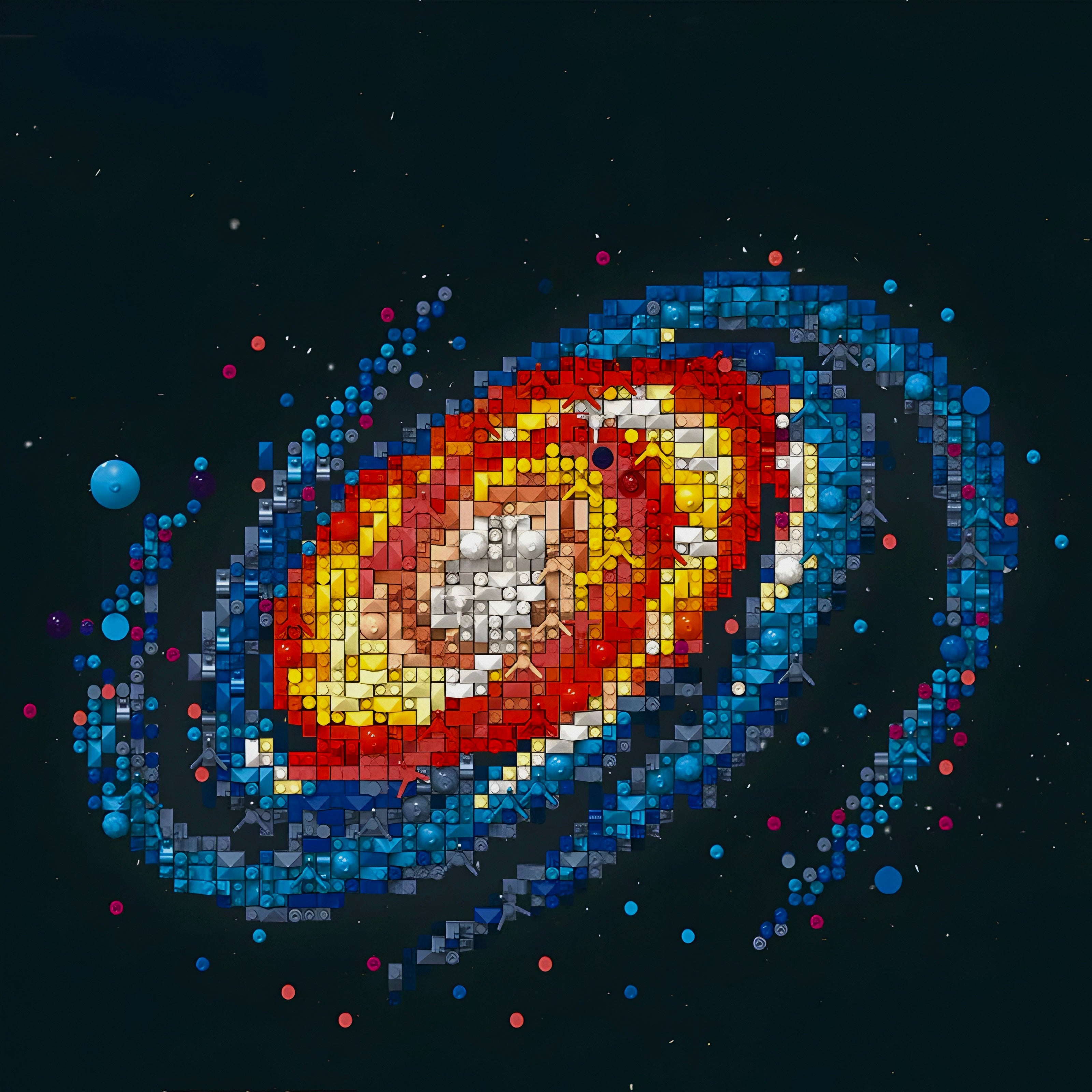 Milky Way Brick Art