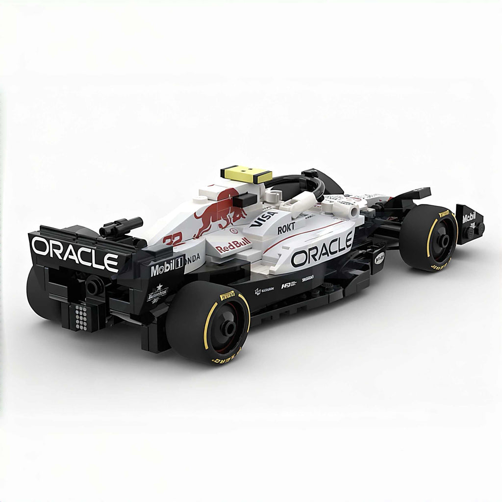 Oracle Red Bull Racing RB21 F1 Car | Includes a Complete Set of White Champion Stickers| 293PCS