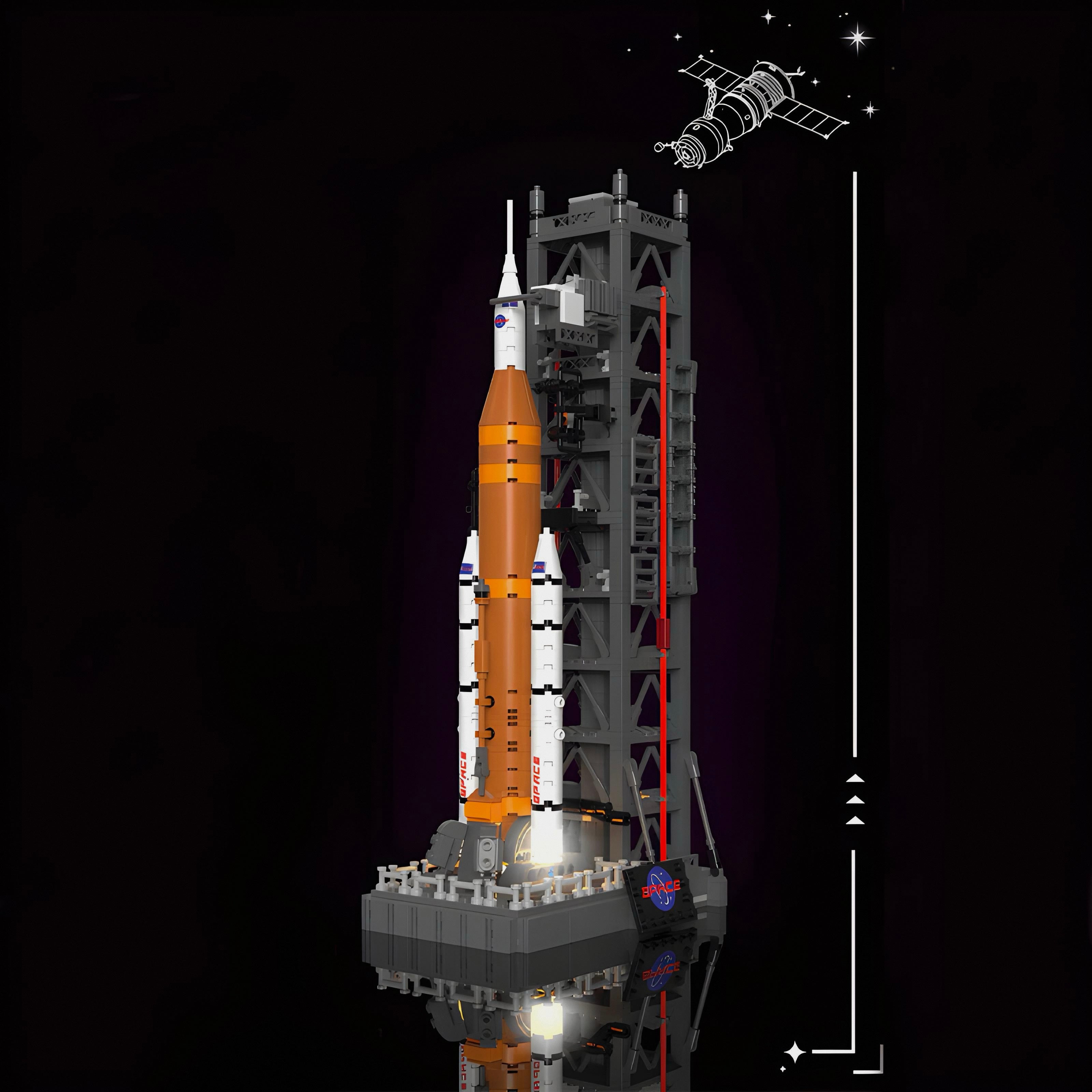 Moon Landing: SLS Space Launch System