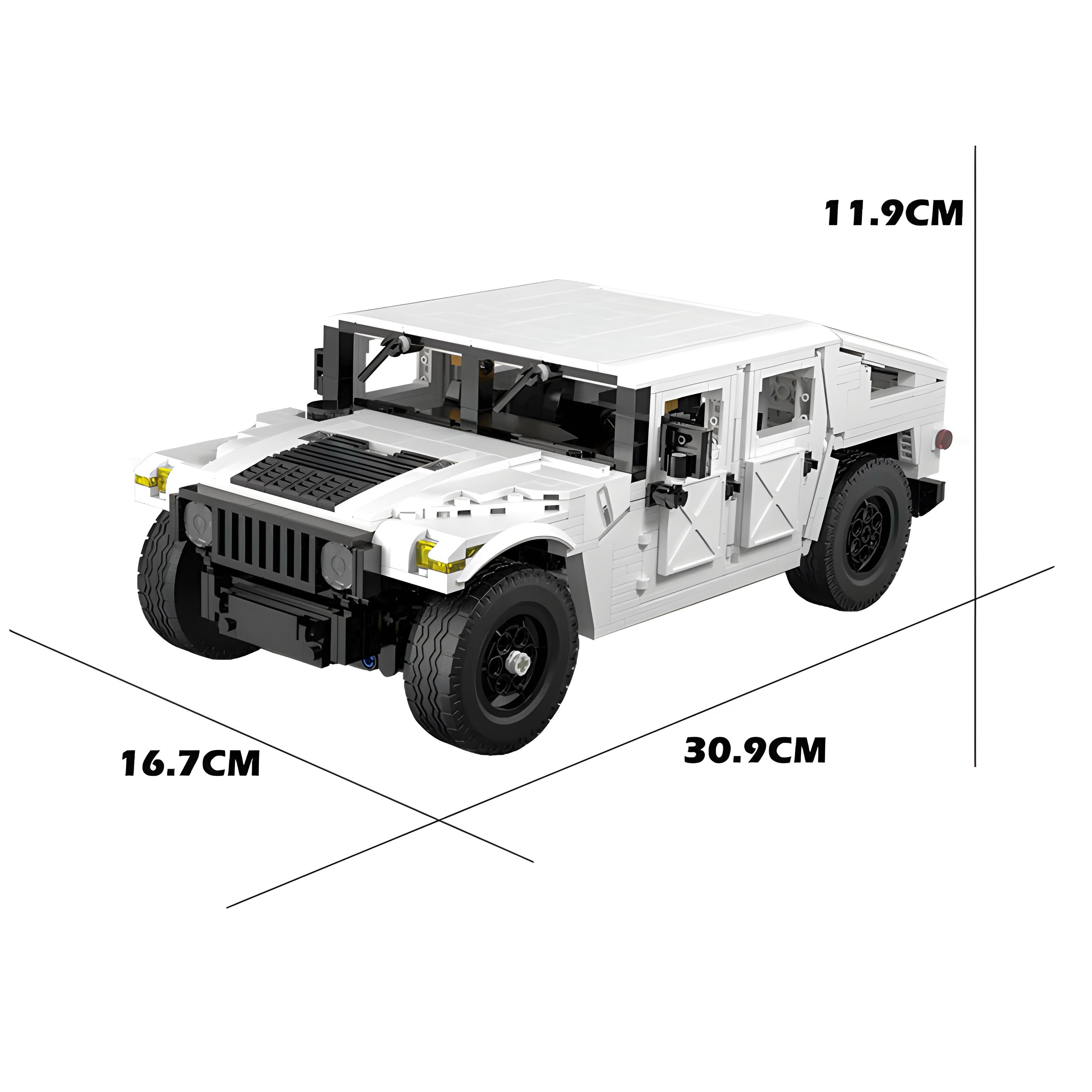 Remote Controlled H1 Humvee 1380pcs