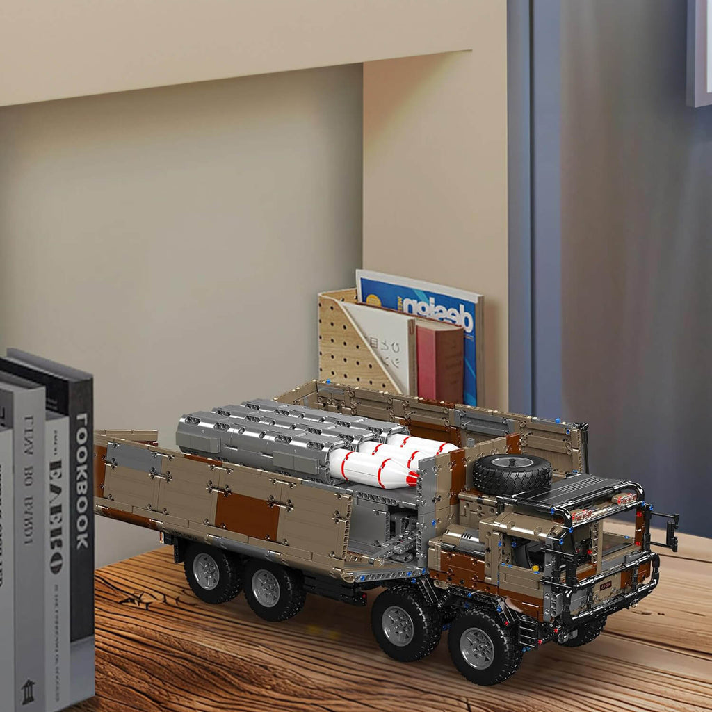 Desert Camo Missile Launcher Truck 3593pcs
