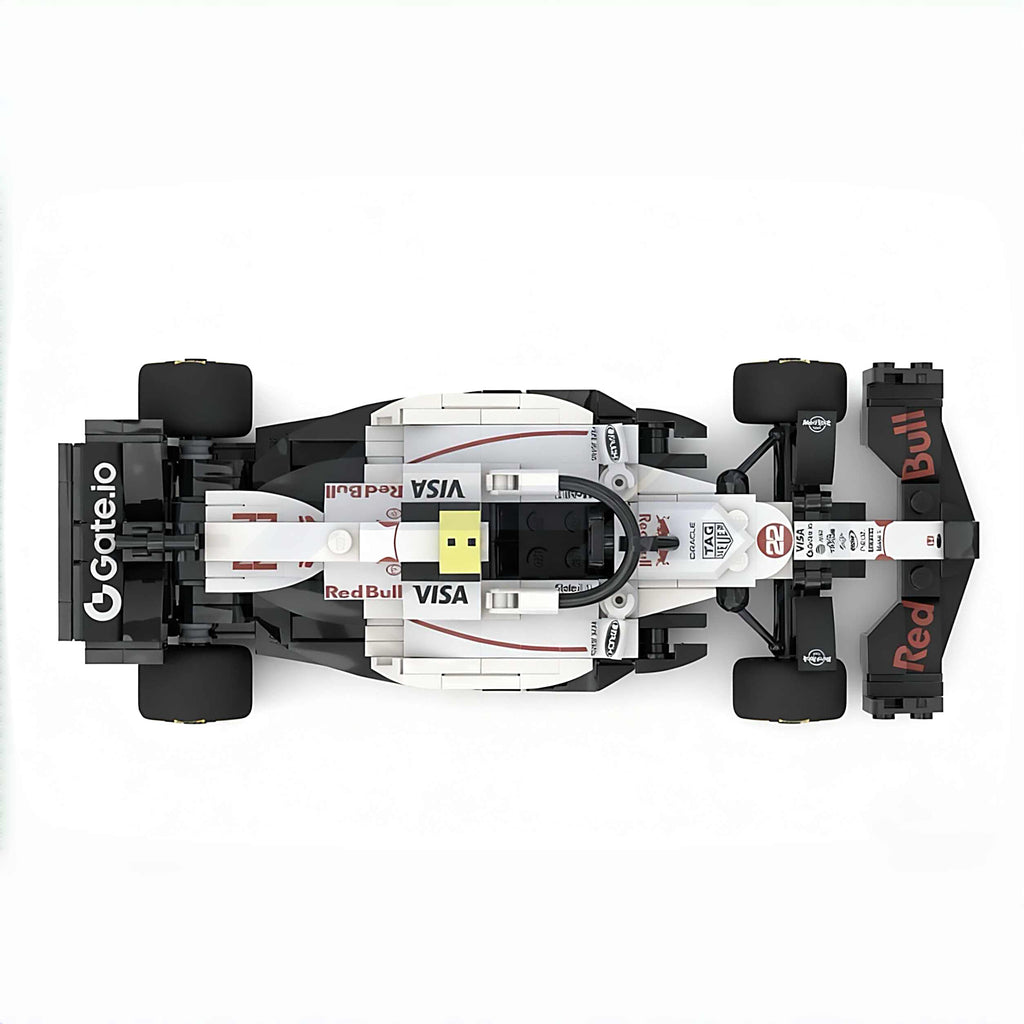 Oracle Red Bull Racing RB21 F1 Car | Includes a Complete Set of White Champion Stickers| 293PCS