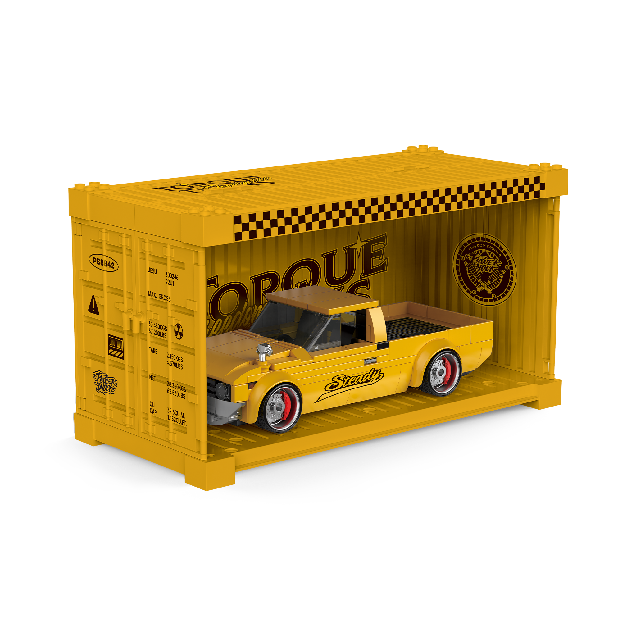 Classic JDM Pickup | 328pcs Display Garage Box Included