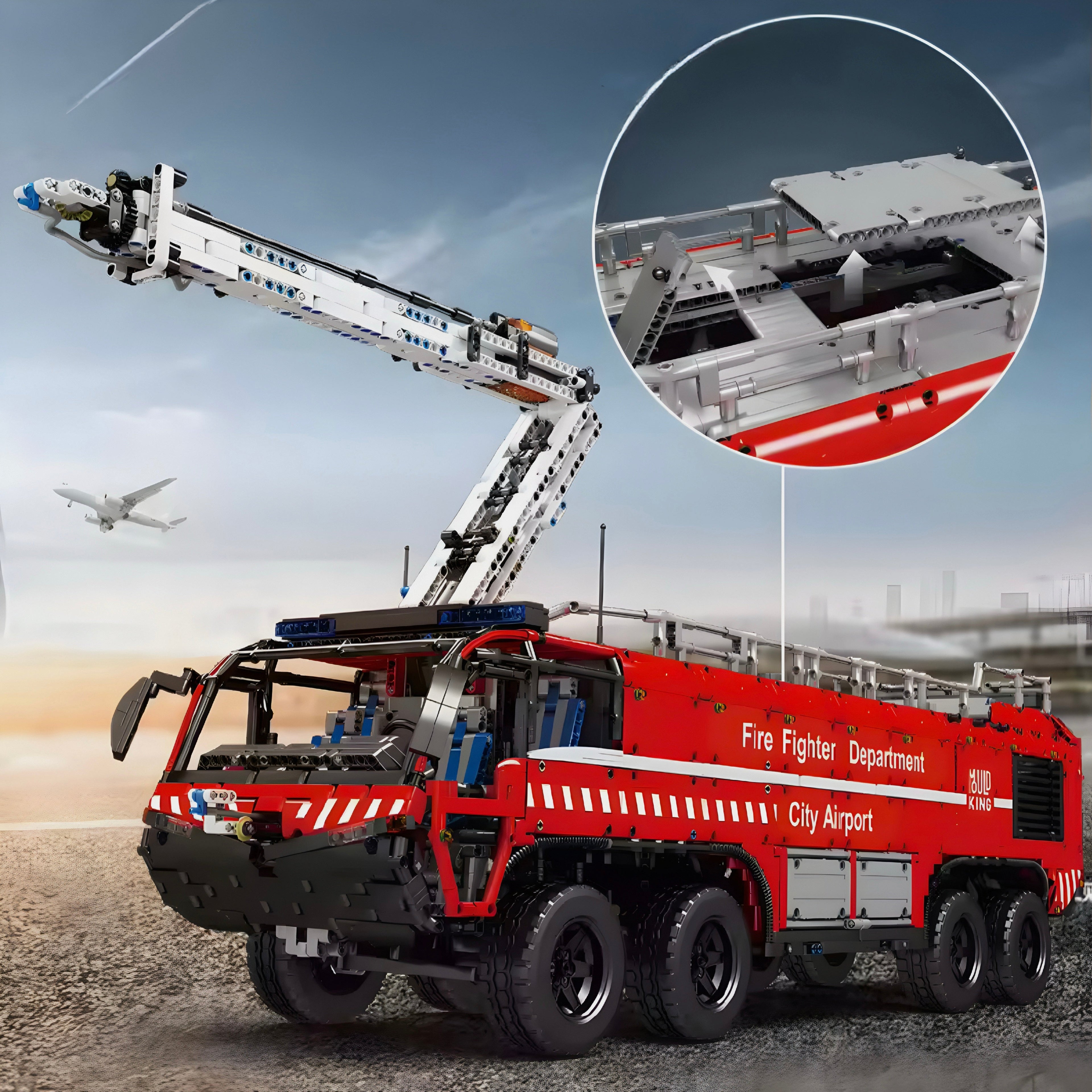 Airport Firetruck | 6654pcs