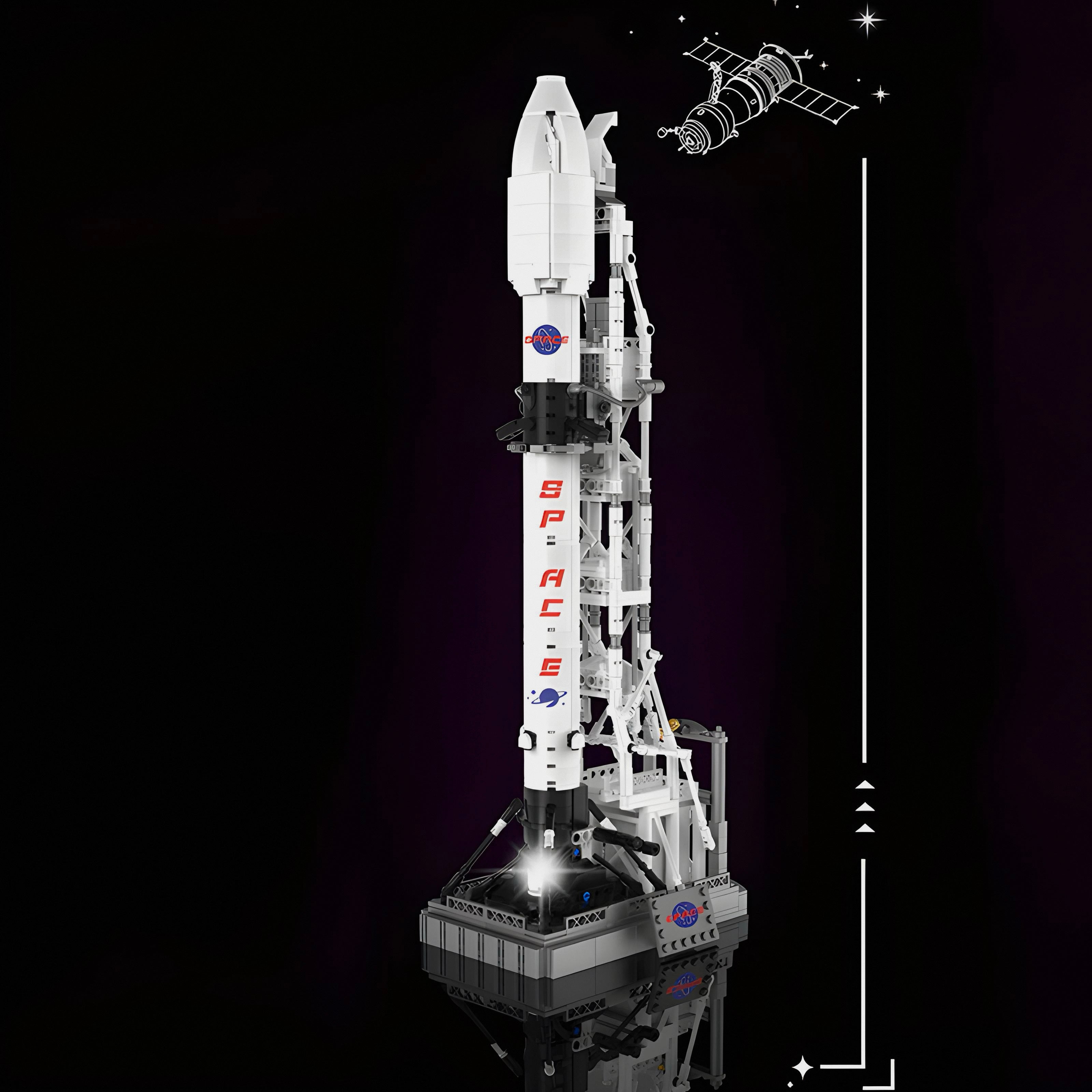 Moon Landing Program Rocket X