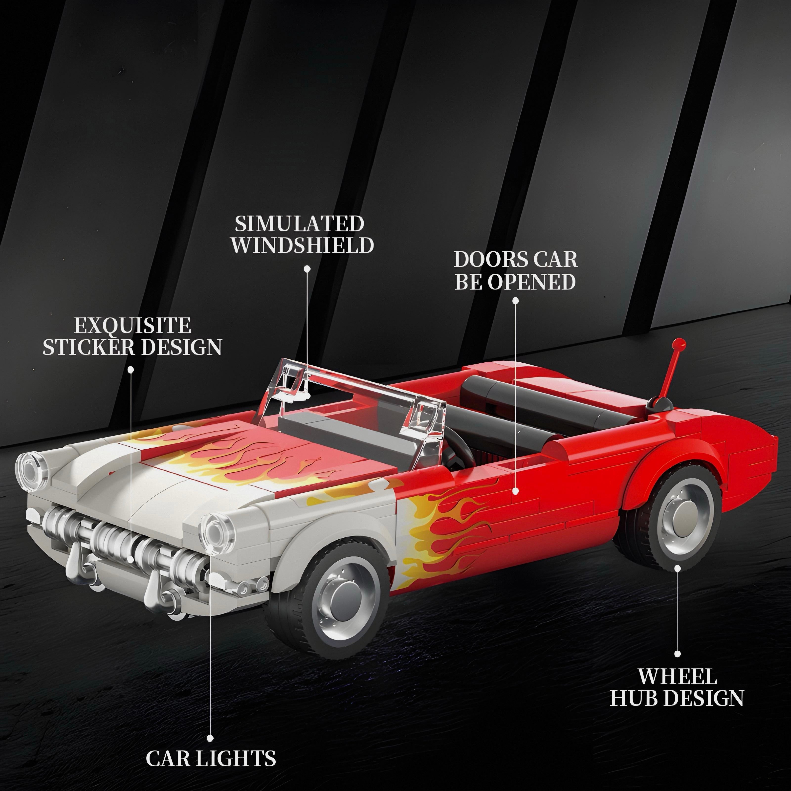 1: 24 1956 VINTAGE CORVETTE C1 (250 PCS)