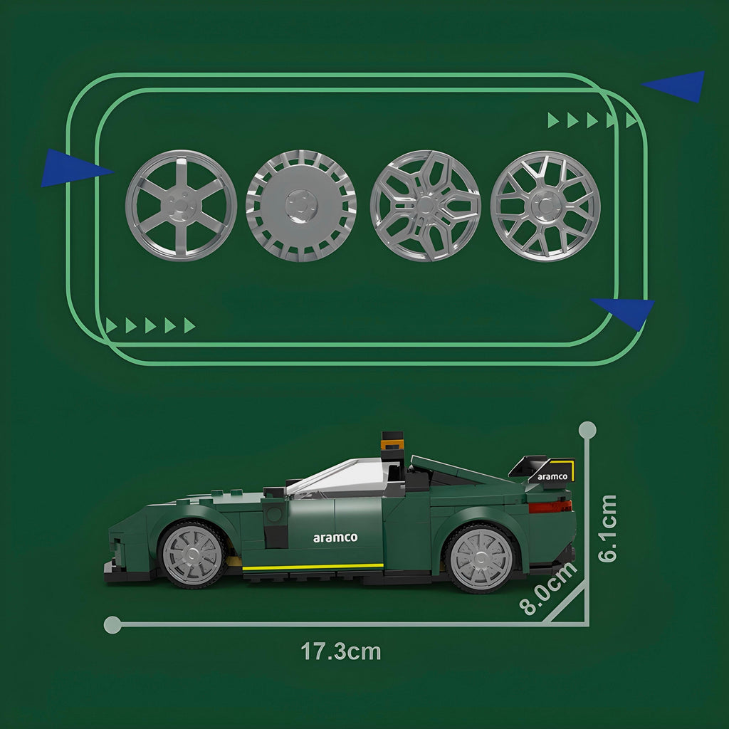 1: 24 BRITISH ASTON MARTIN F1 SAFETY CAR (352 PCS)