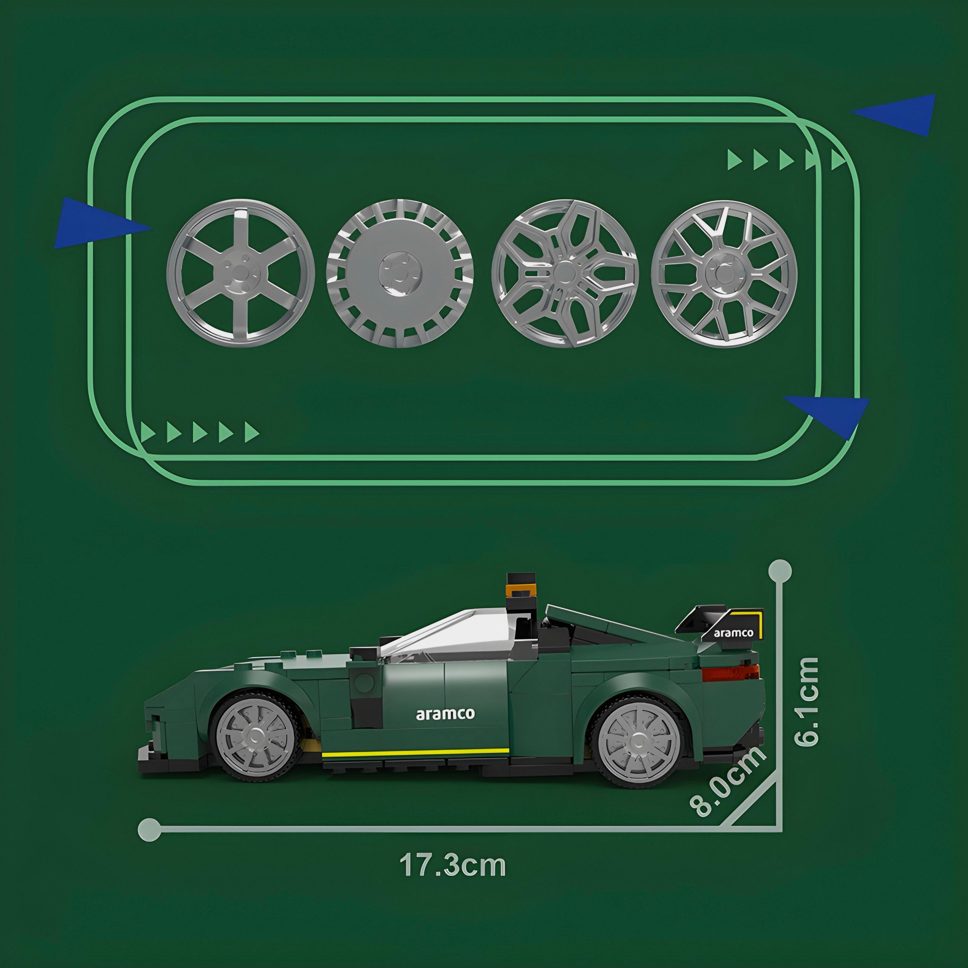 1: 24 BRITISH ASTON MARTIN F1 SAFETY CAR (352 PCS)