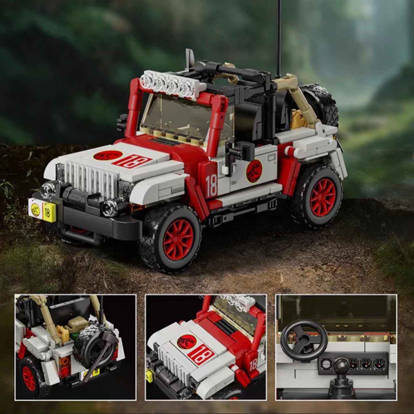 1:24 Scale | Classic Safari Off-Roaders Bundle | Adventure Vehicle Collection | 1632 PCS