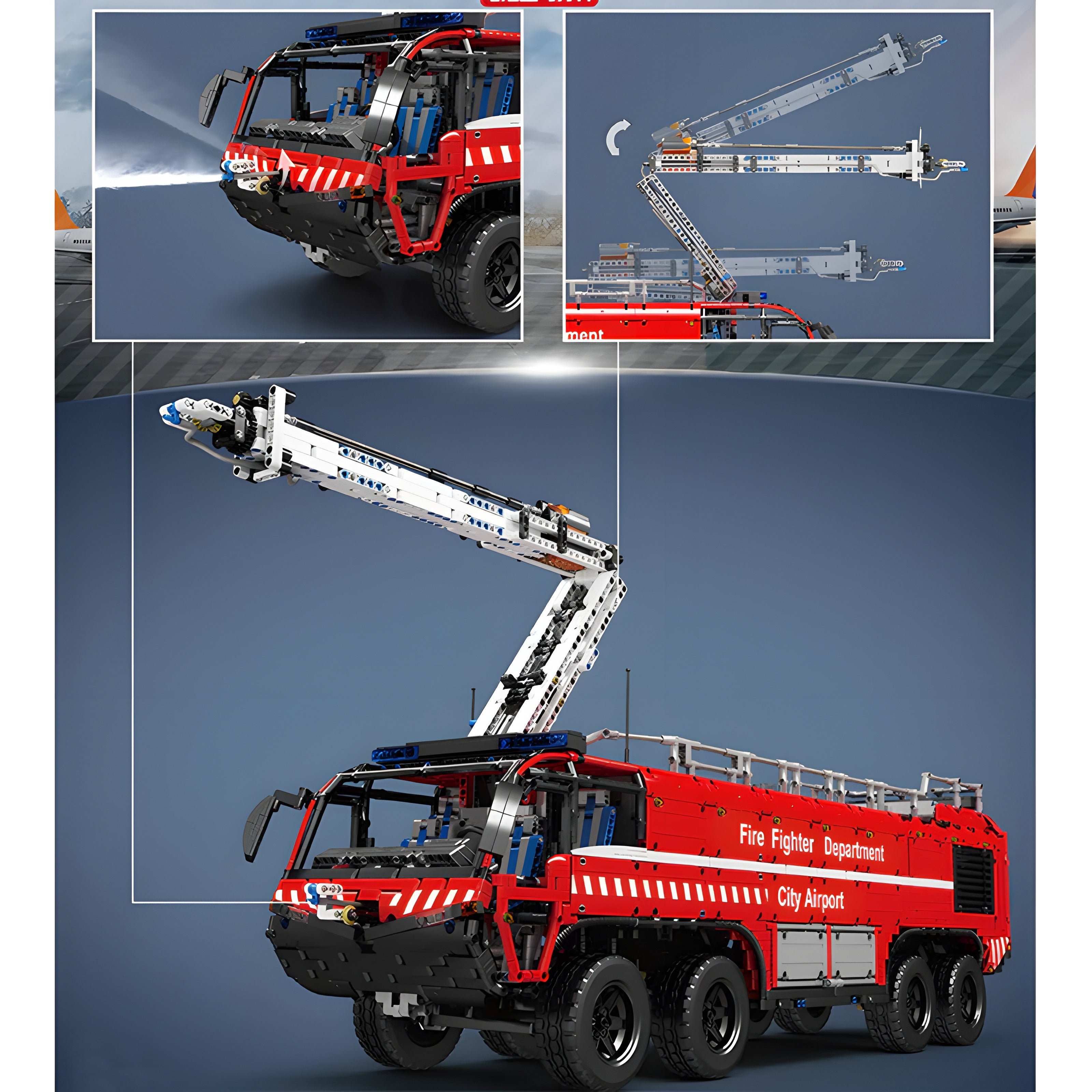 Airport Firetruck | 6654pcs