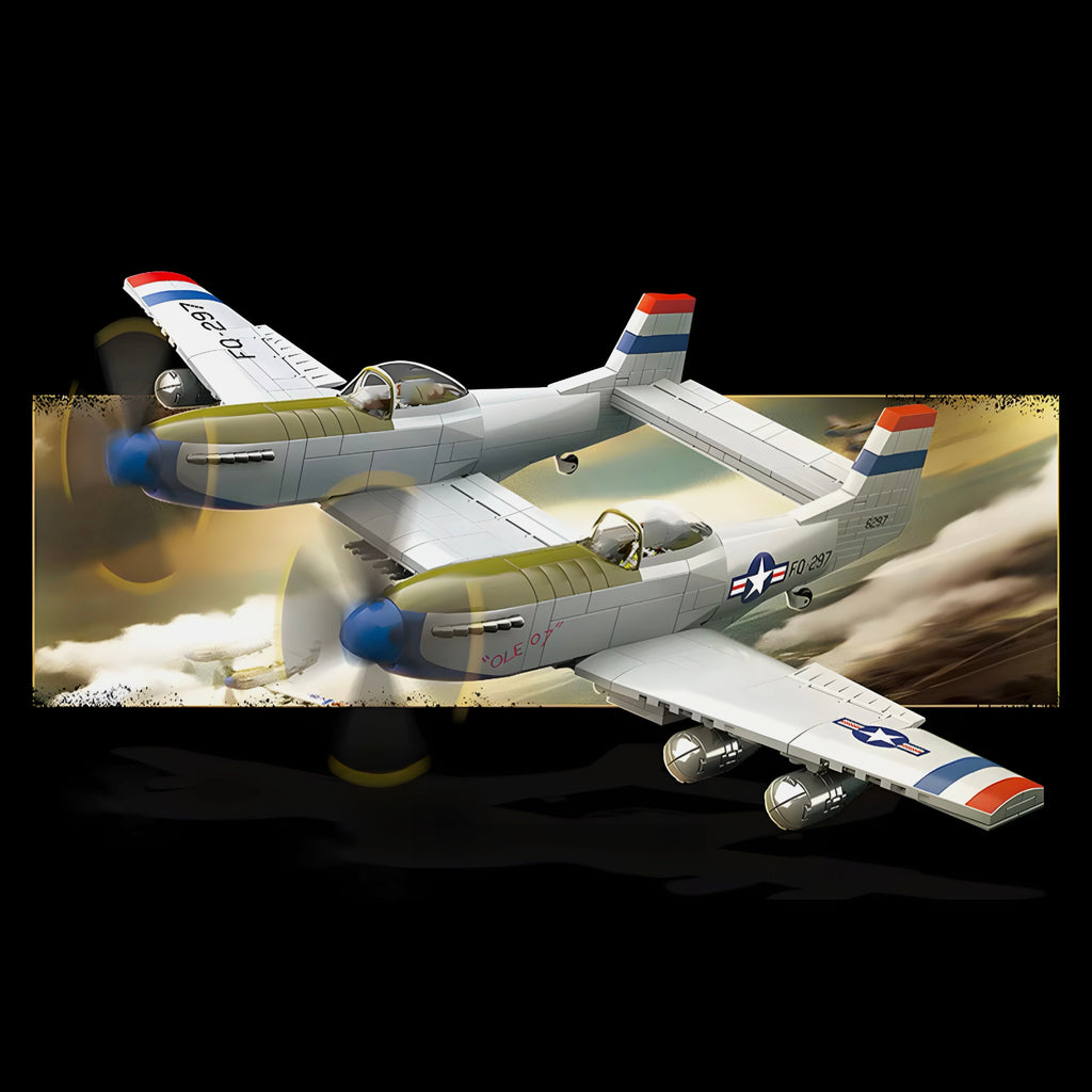 North American F-82 Twin Mustang - 1106pcs