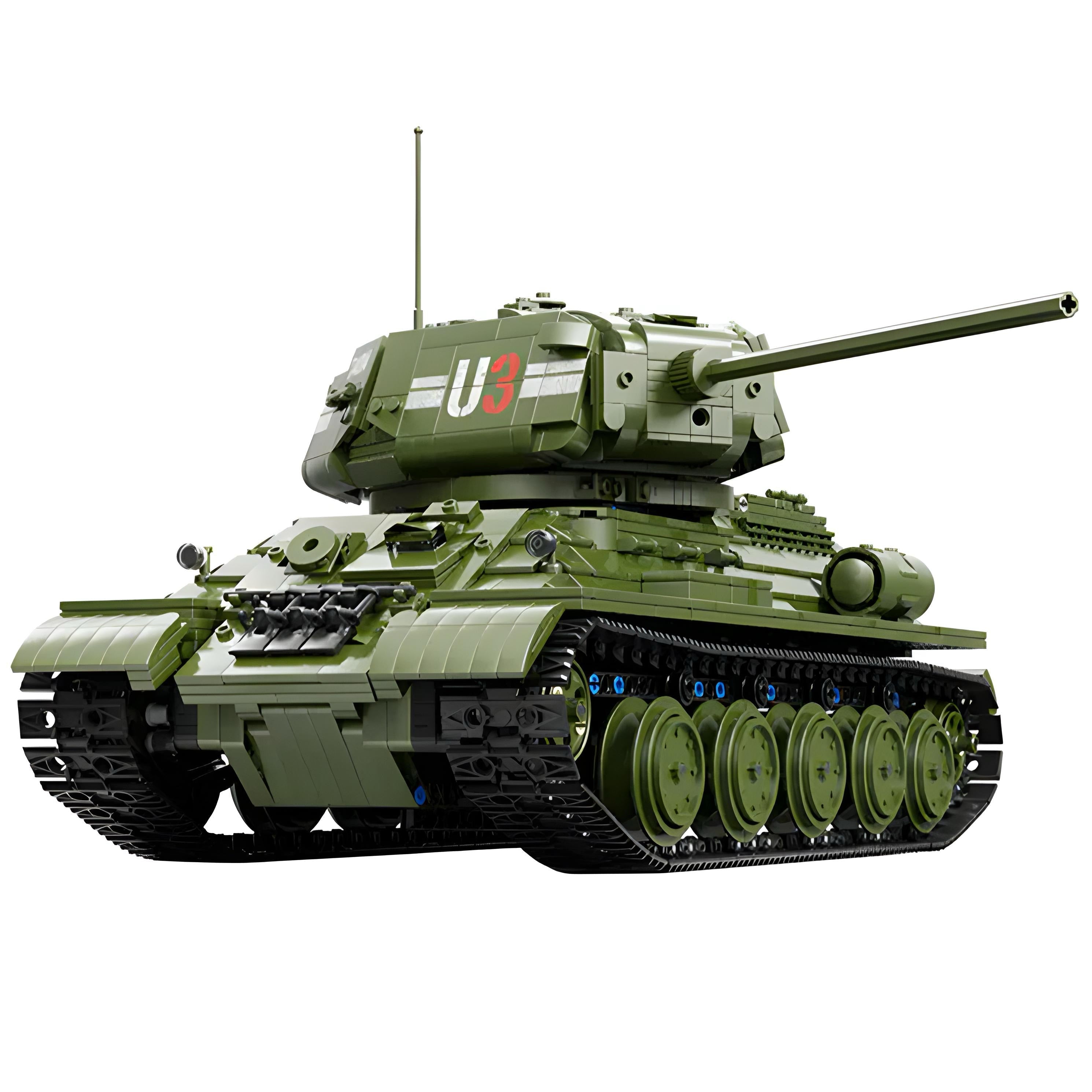 Remote Controlled T34 Tank - 2052pcs