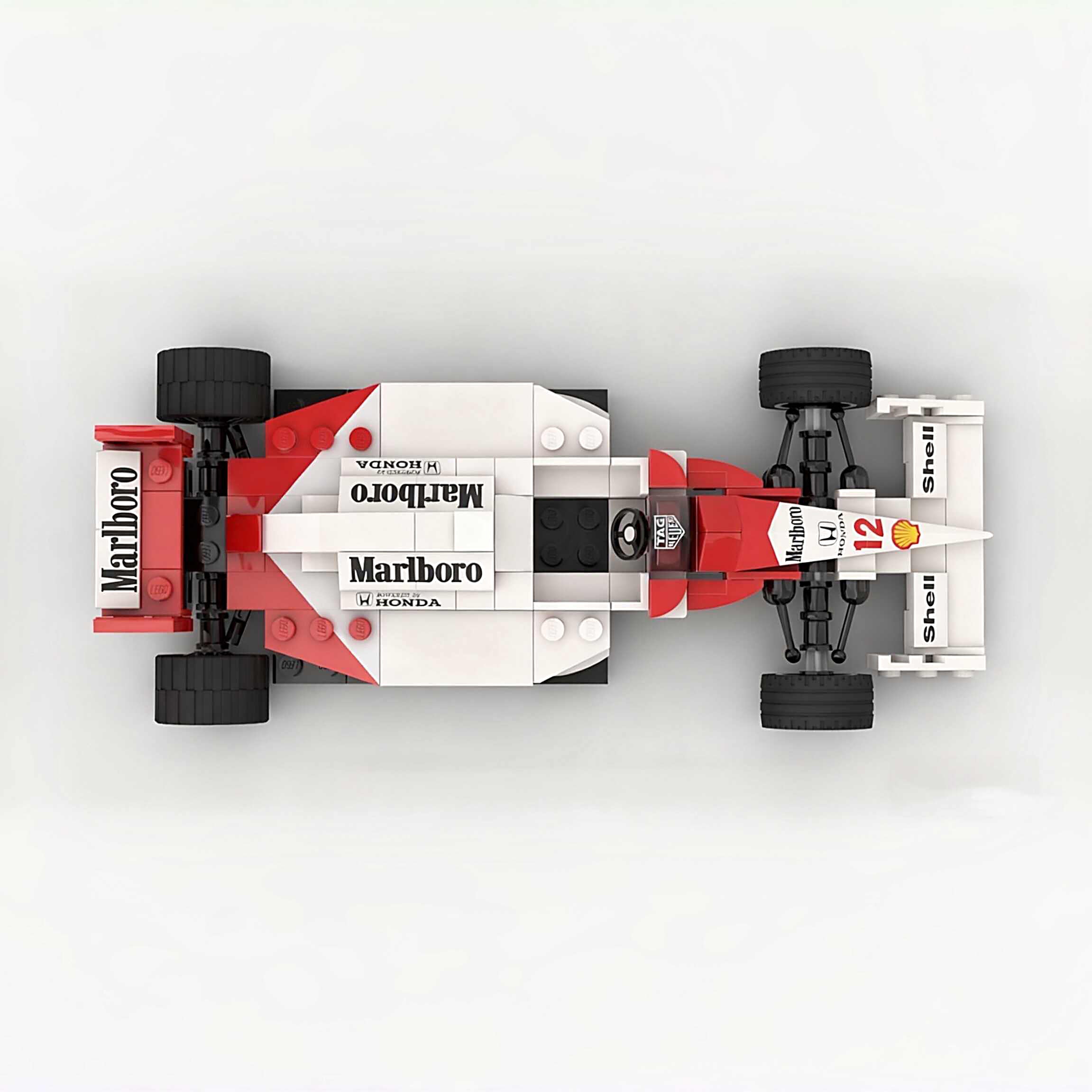 Woking Hypercar MP4 F1 Cars | Includes a complete set of stickers | 198PCS (MOC-59664)
