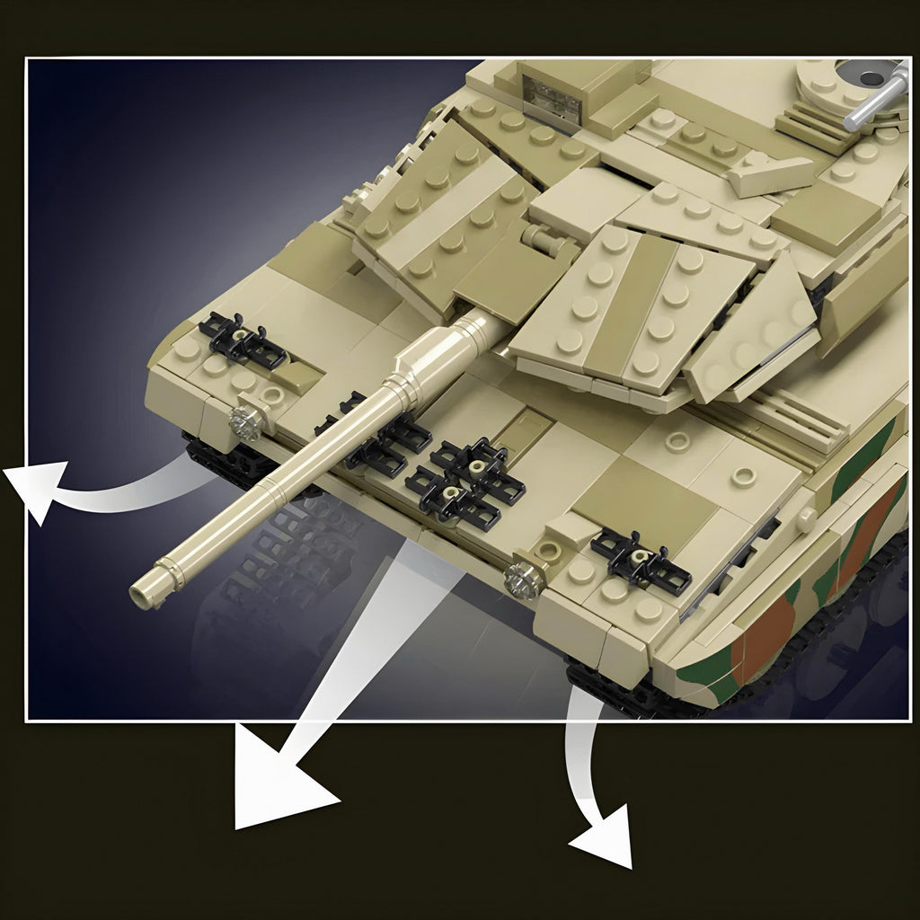 Remote Controlled Leopard Tank 1090pcs