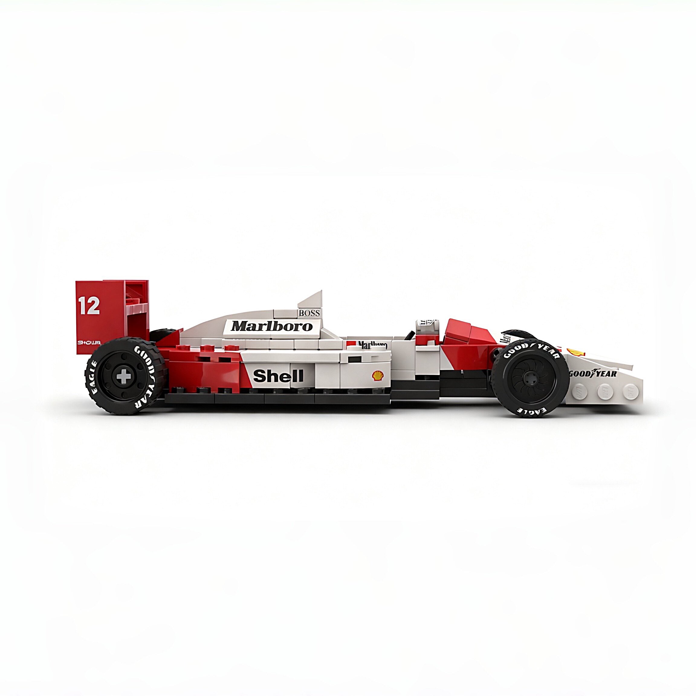 Woking Hypercar MP4 F1 Cars | Includes a complete set of stickers | 198PCS (MOC-59664)