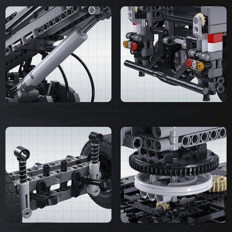 Remote Controlled Military Crane Truck 2686PCS