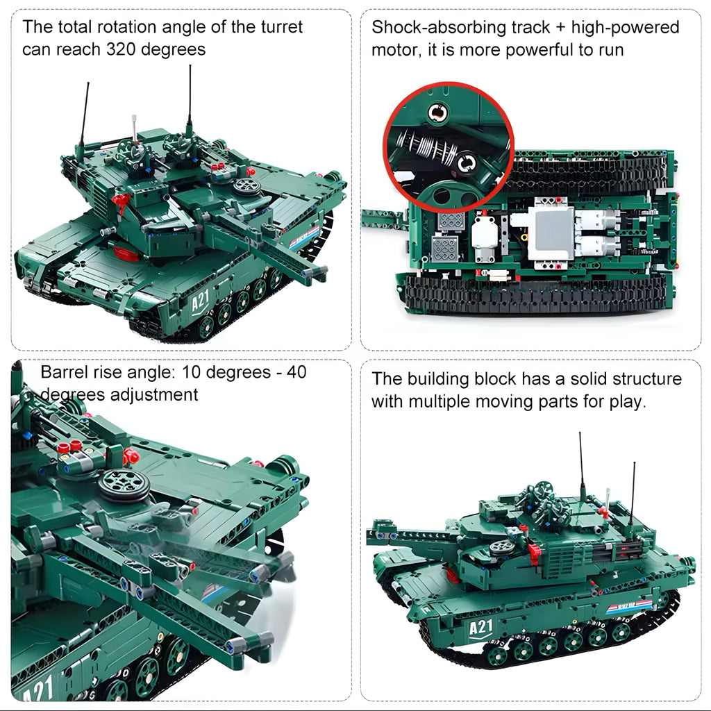 Limited Edition M1-A2 Remote Controlled Tank - 1498pcs