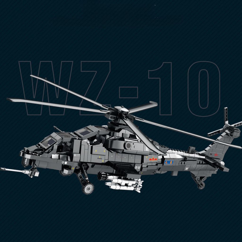 Z-10 Attack Helicopter 1368pcs