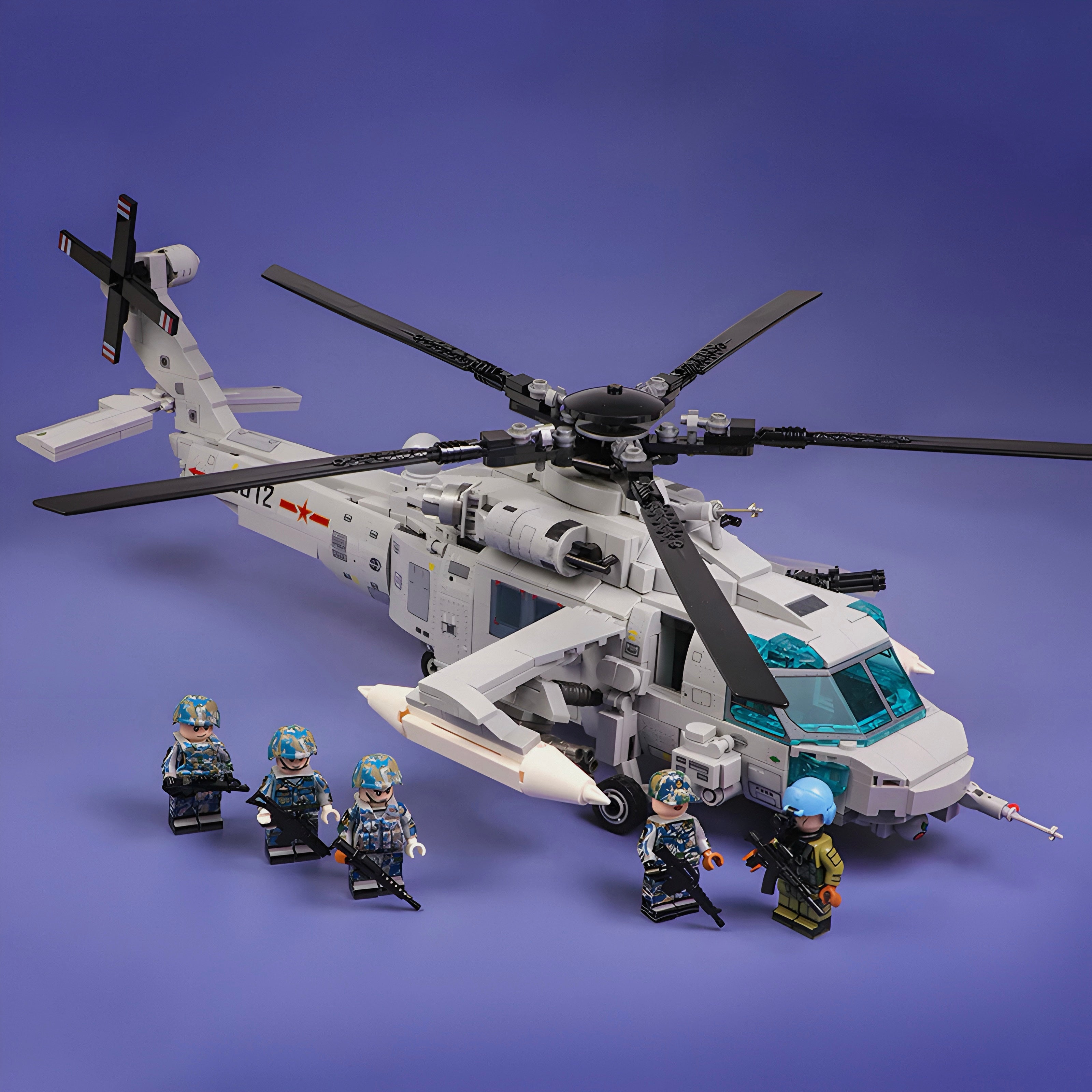 Z-20 Attack Helicopter - 934pcs