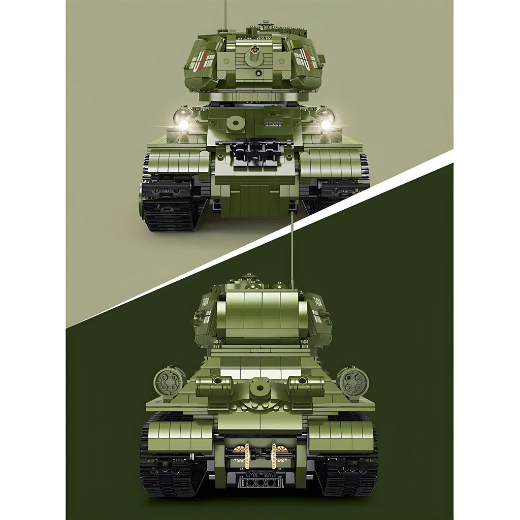 Remote Controlled T34 Tank - 2052pcs