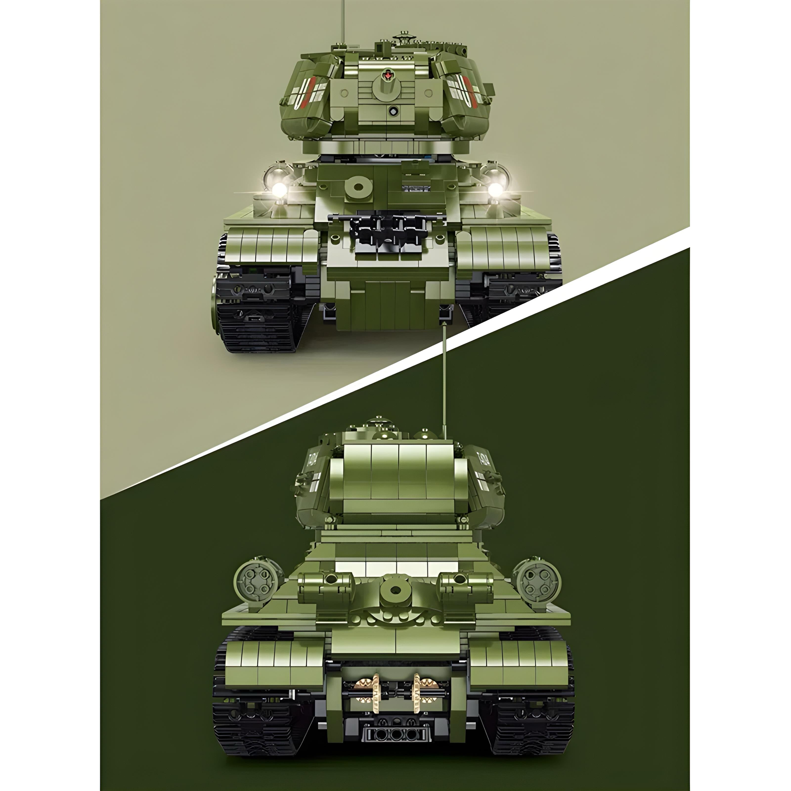 Remote Controlled T34 Tank - 2052pcs
