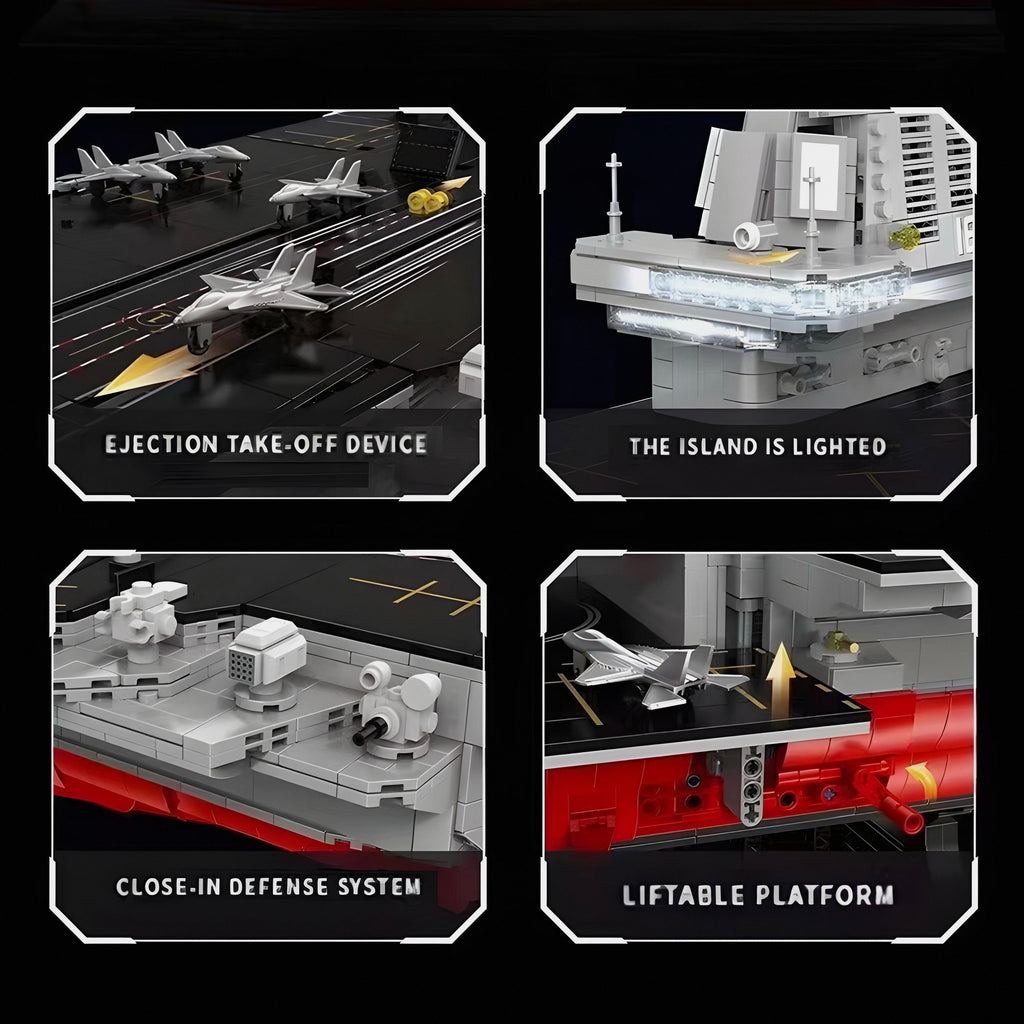 Aircraft Carrier 1:250  7018pcs