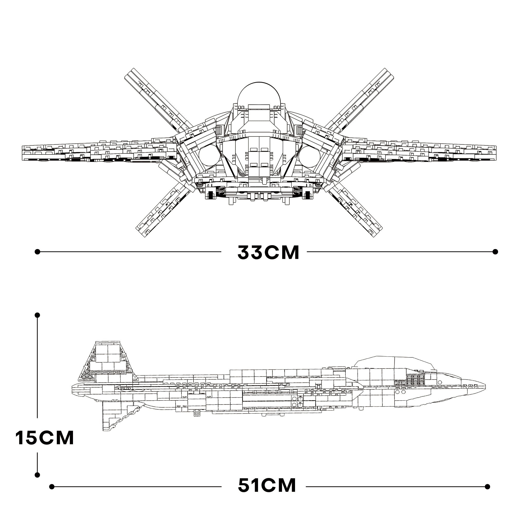 J-20 Fighter Aircraft - 1918pcs