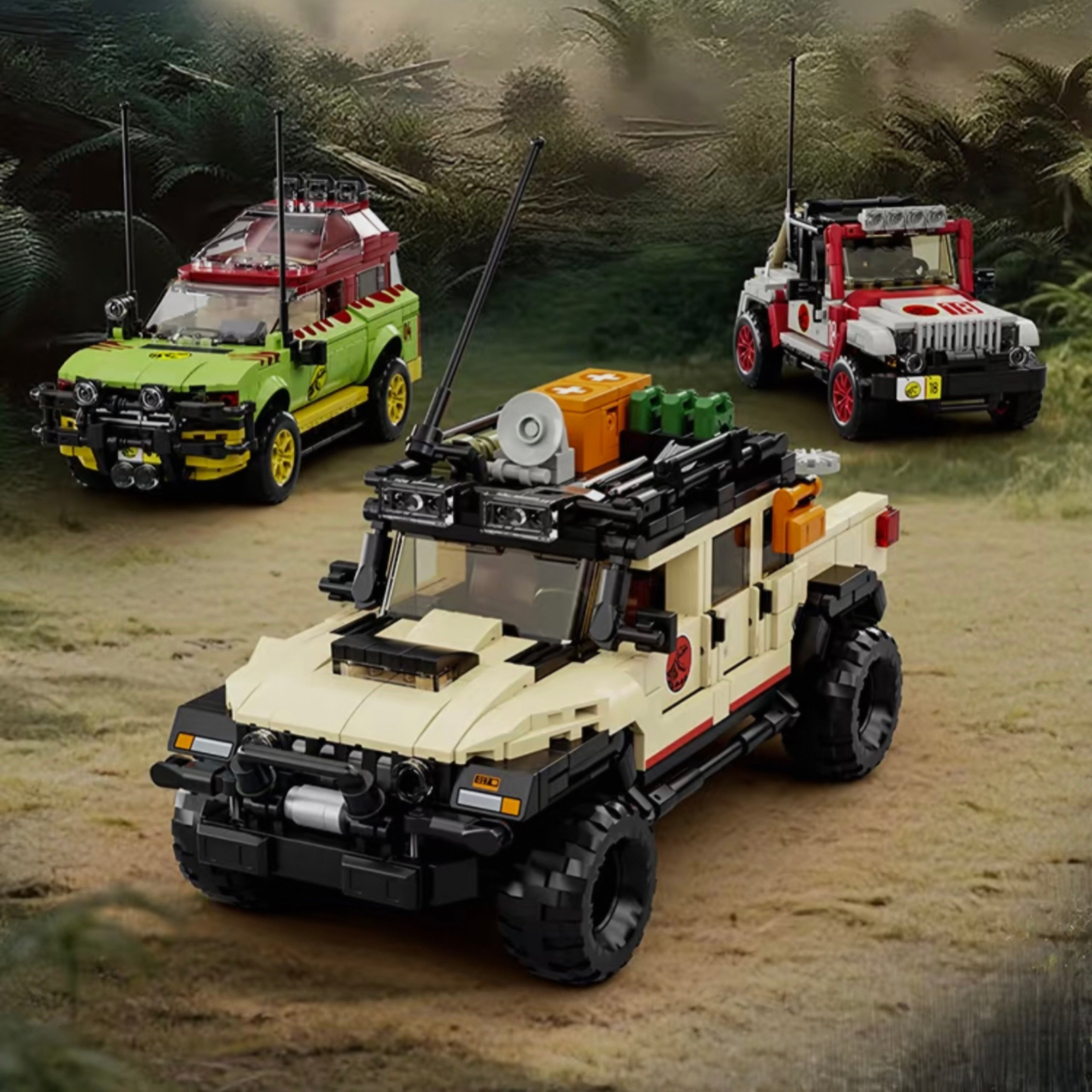 1:24 Scale | Classic Safari Off-Roaders Bundle | Adventure Vehicle Collection | 1632 PCS