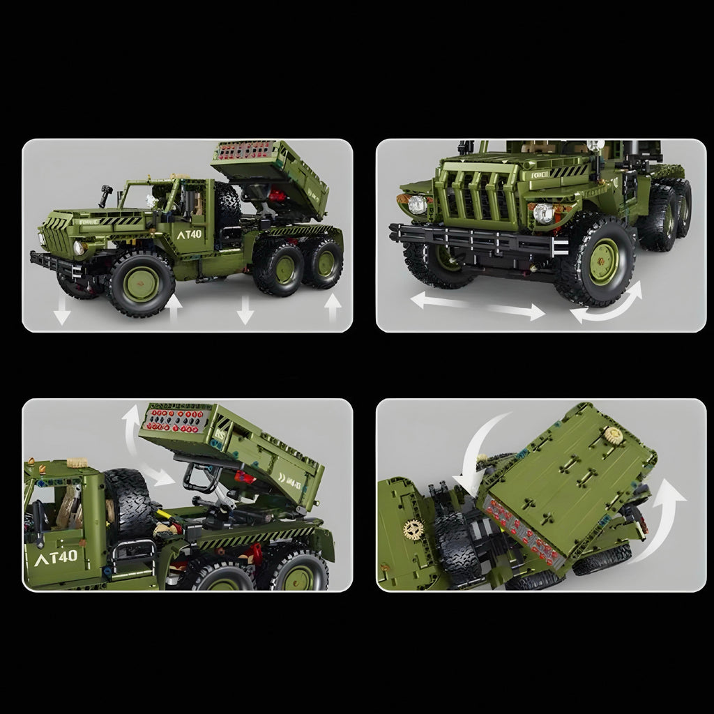 Remote Controlled Katyusha Rocket Launcher - 2269pcs