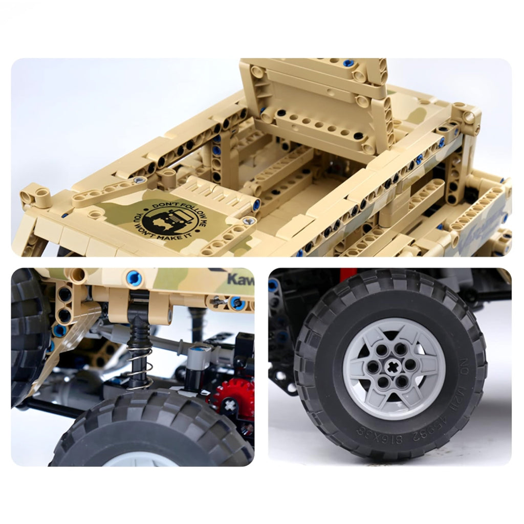 Remote Controlled Military 4x4  2032pcs