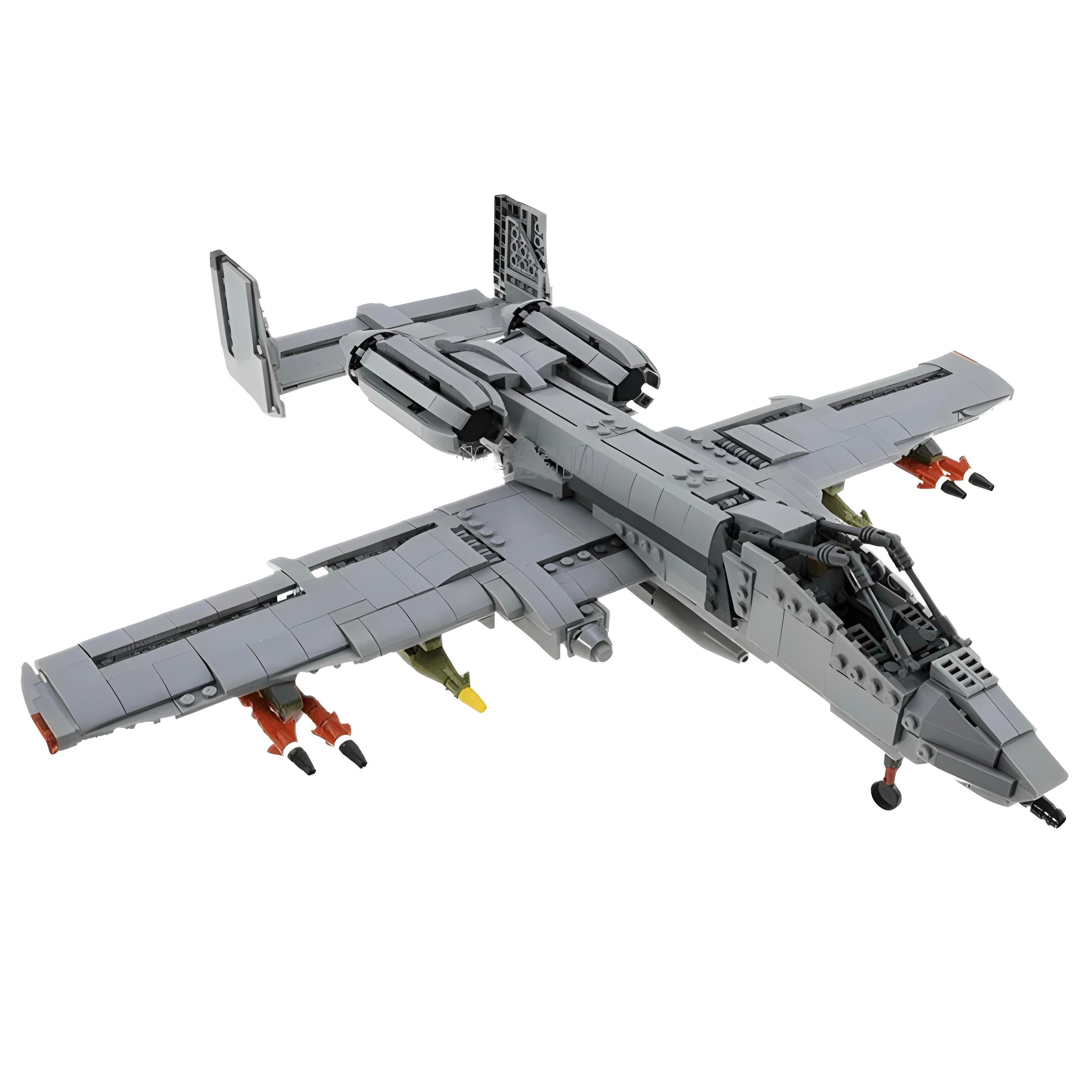 A-10 Ground Attack Aircraft - 1049pcs