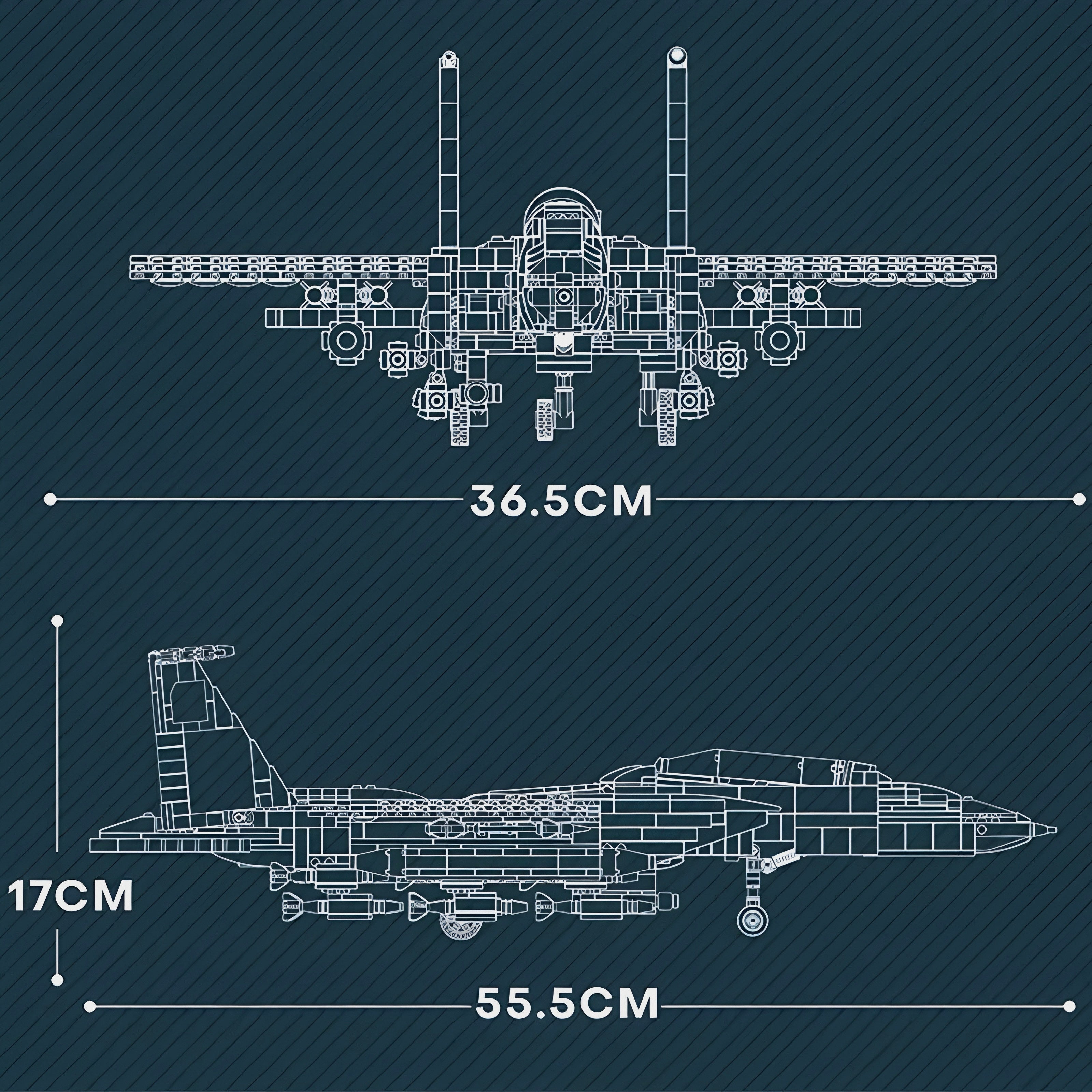 F-15 Strike Eagle 2216pcs
