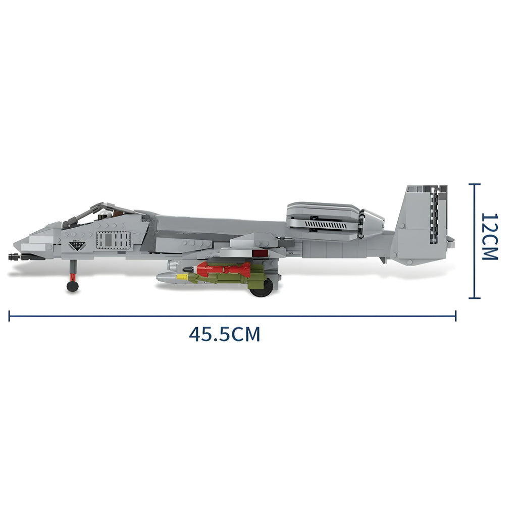 A-10 Ground Attack Aircraft - 1049pcs