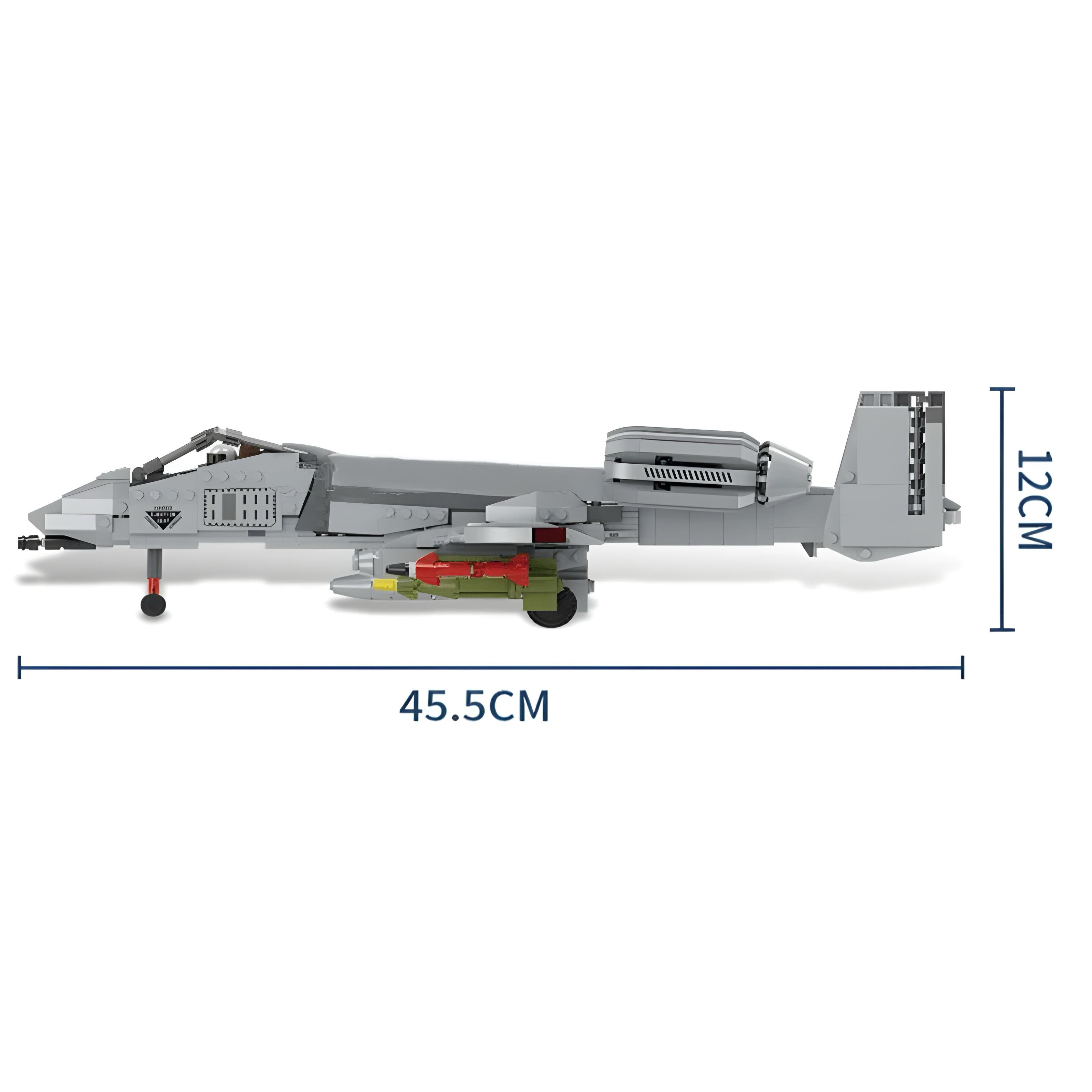 A-10 Ground Attack Aircraft - 1049pcs