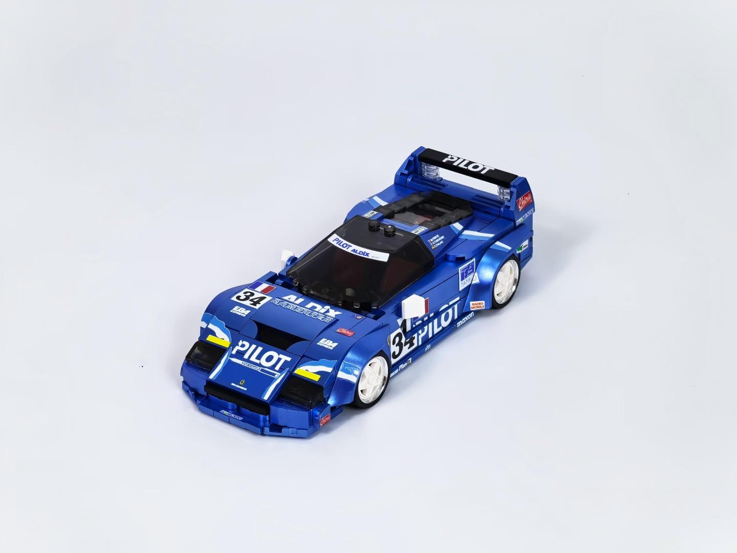 Maranello Turbo Legend LBWK with Container Display Case | PILOT-Plated Blue Edition(394 PCS)