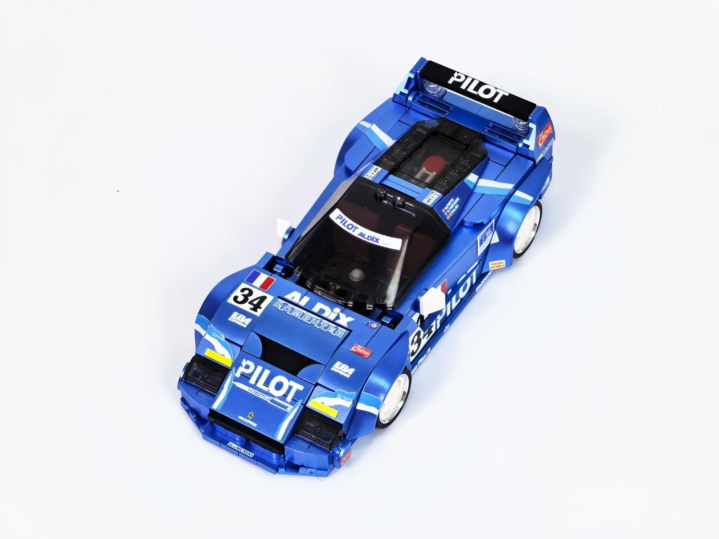 Maranello Turbo Legend LBWK with Container Display Case | PILOT-Plated Blue Edition(394 PCS)