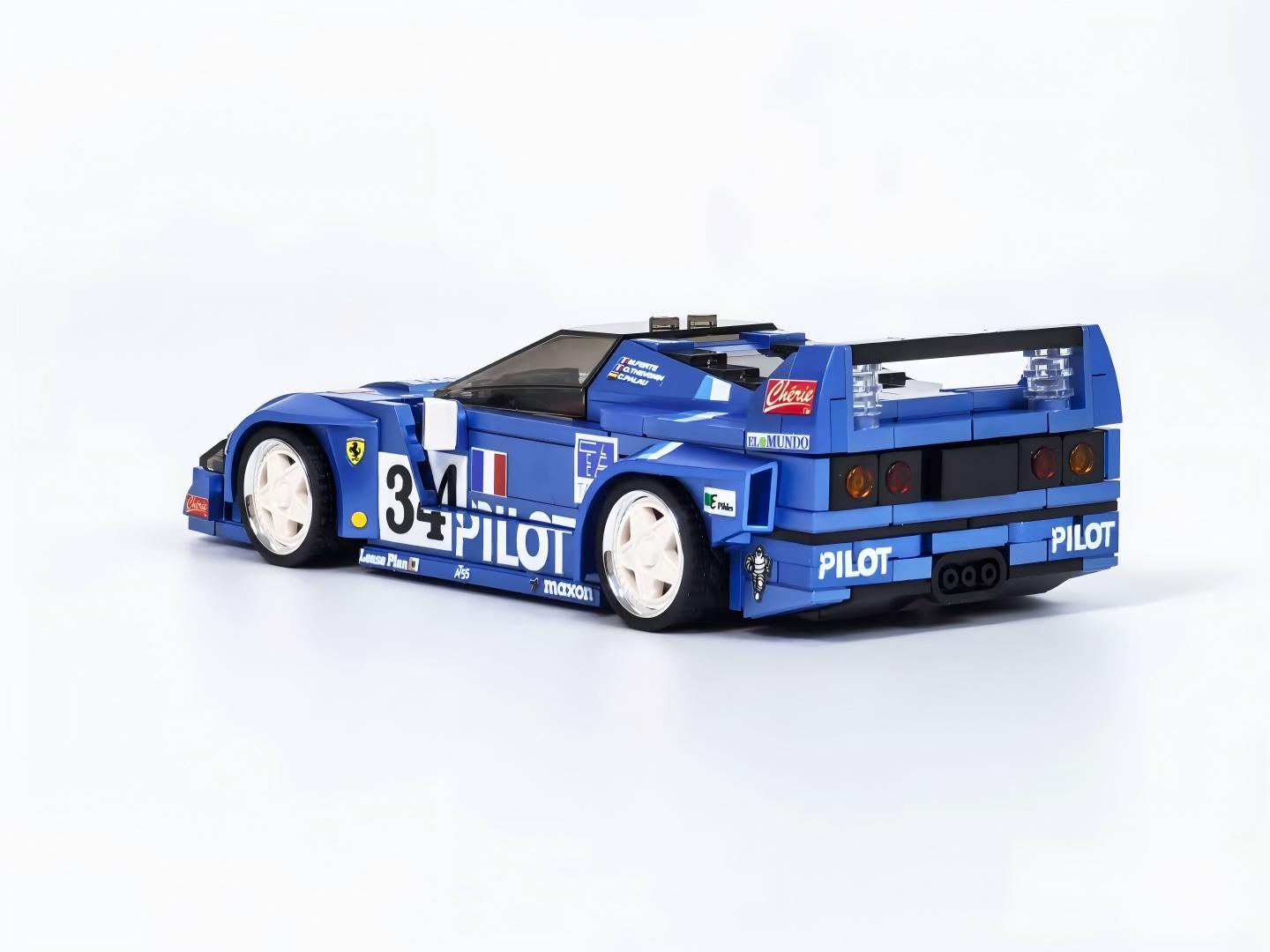 Maranello Turbo Legend LBWK with Container Display Case | PILOT-Plated Blue Edition(394 PCS)