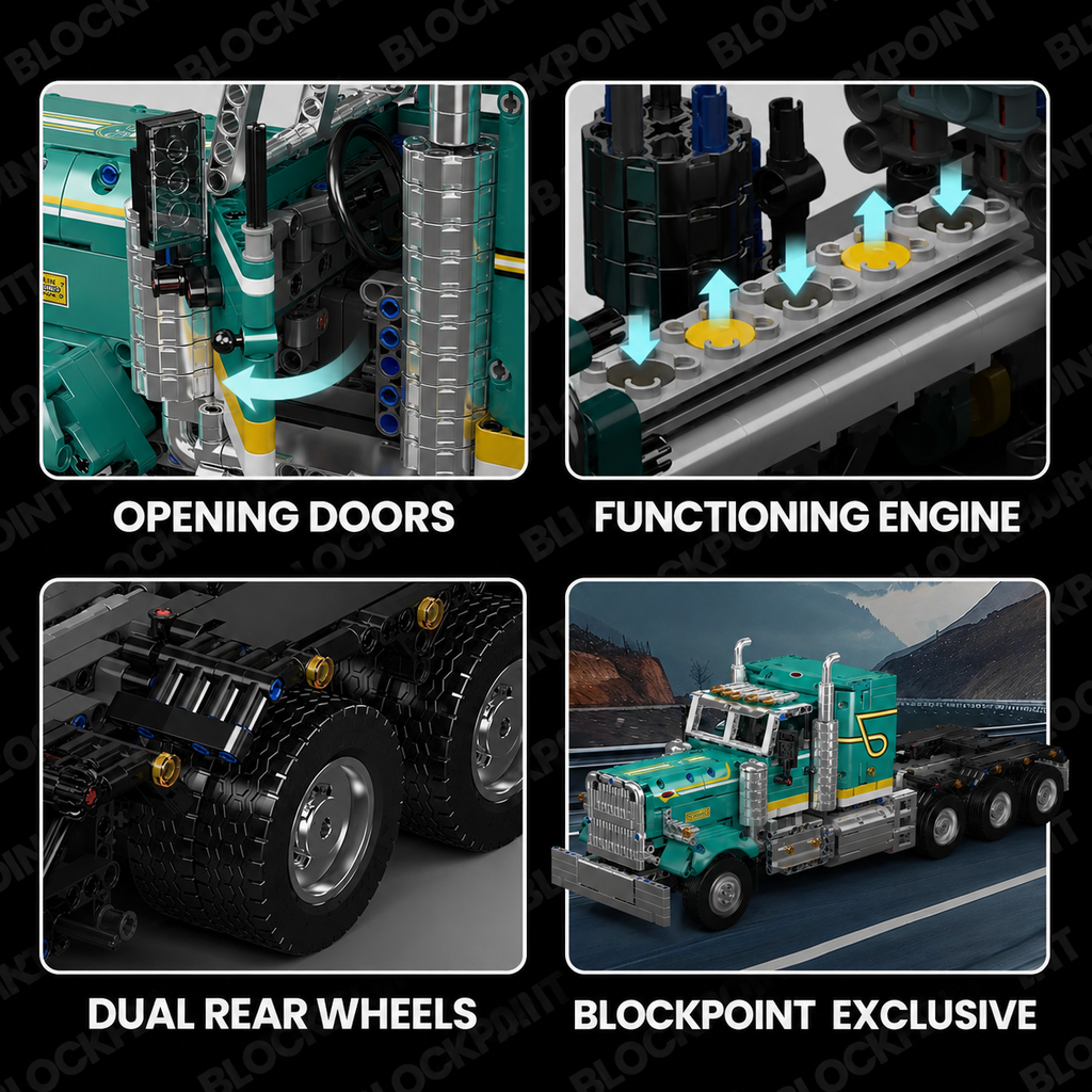 Remote Controlled American Truck 2000+pcs